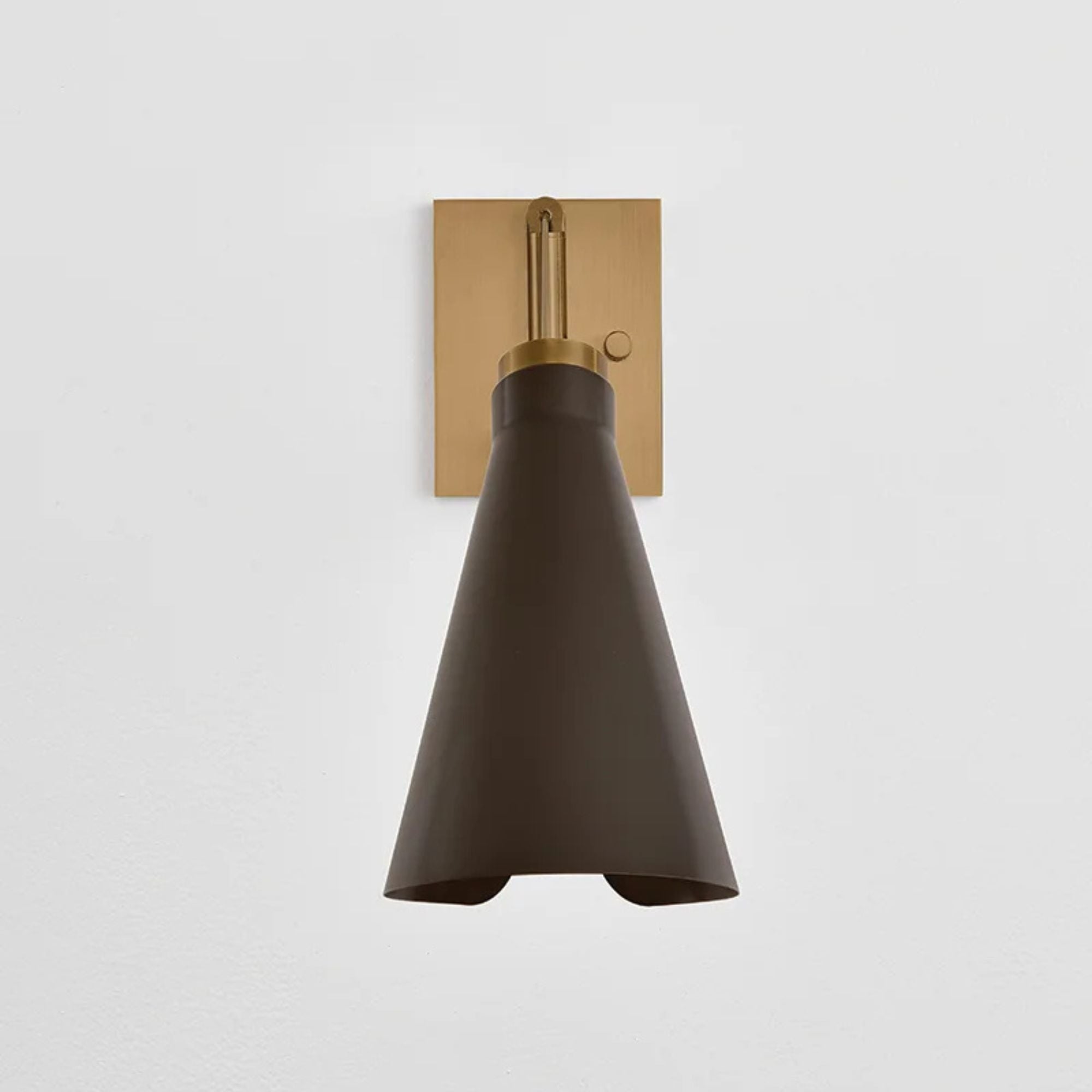 Andersen 14" Swing Arm Lamp, Patina Brass/Bronze Finish