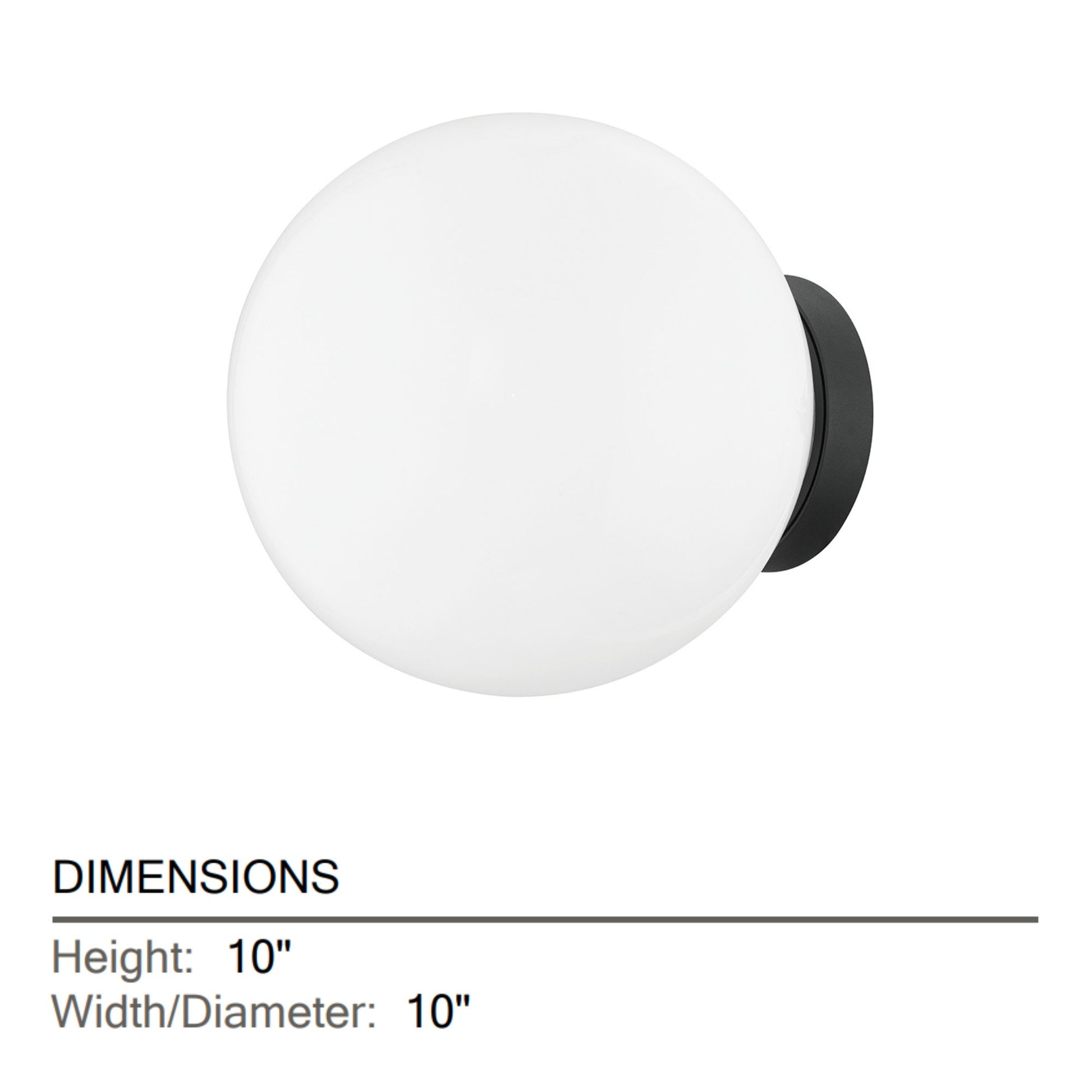 Troy Lighting - Ansel 10" Wall Sconce, Textured Black Finish | Bees Lighting