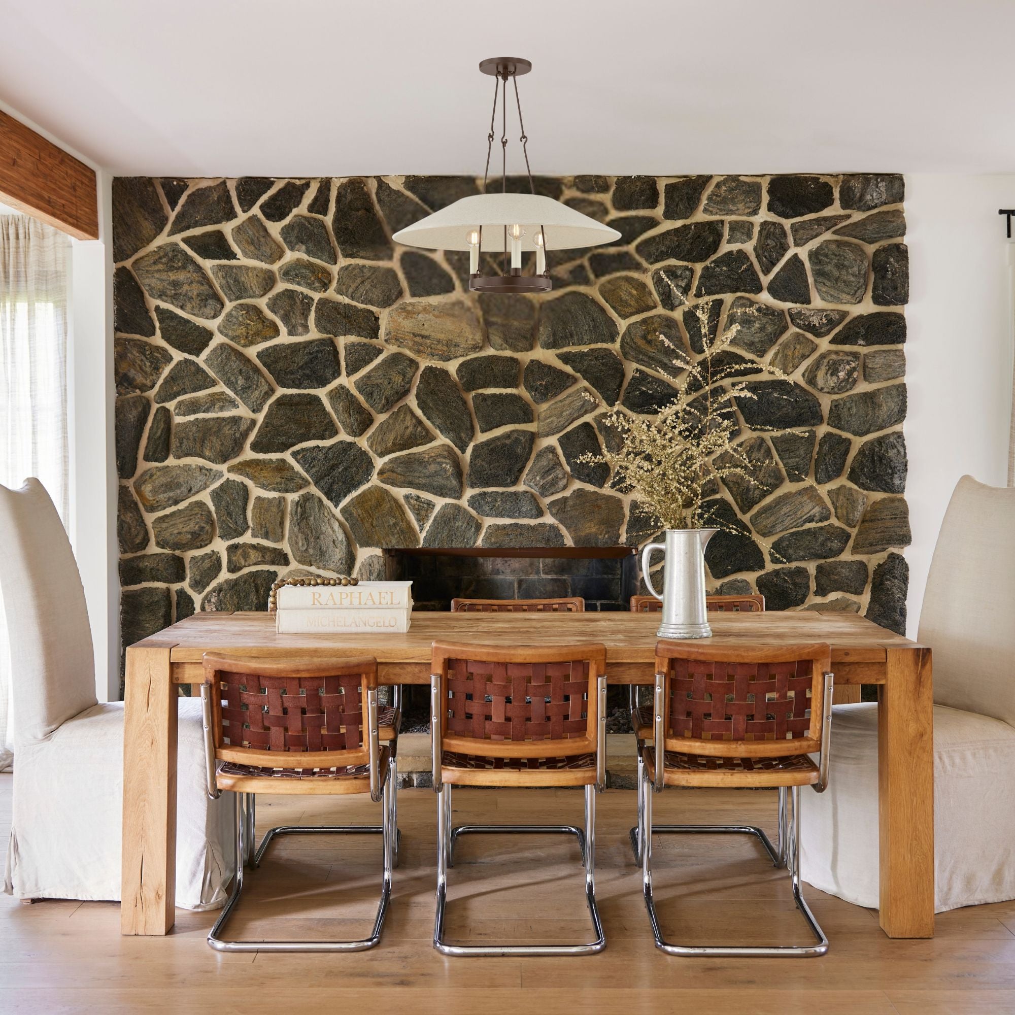 Archive 25" 3-Light Chandelier, Bronze Finish