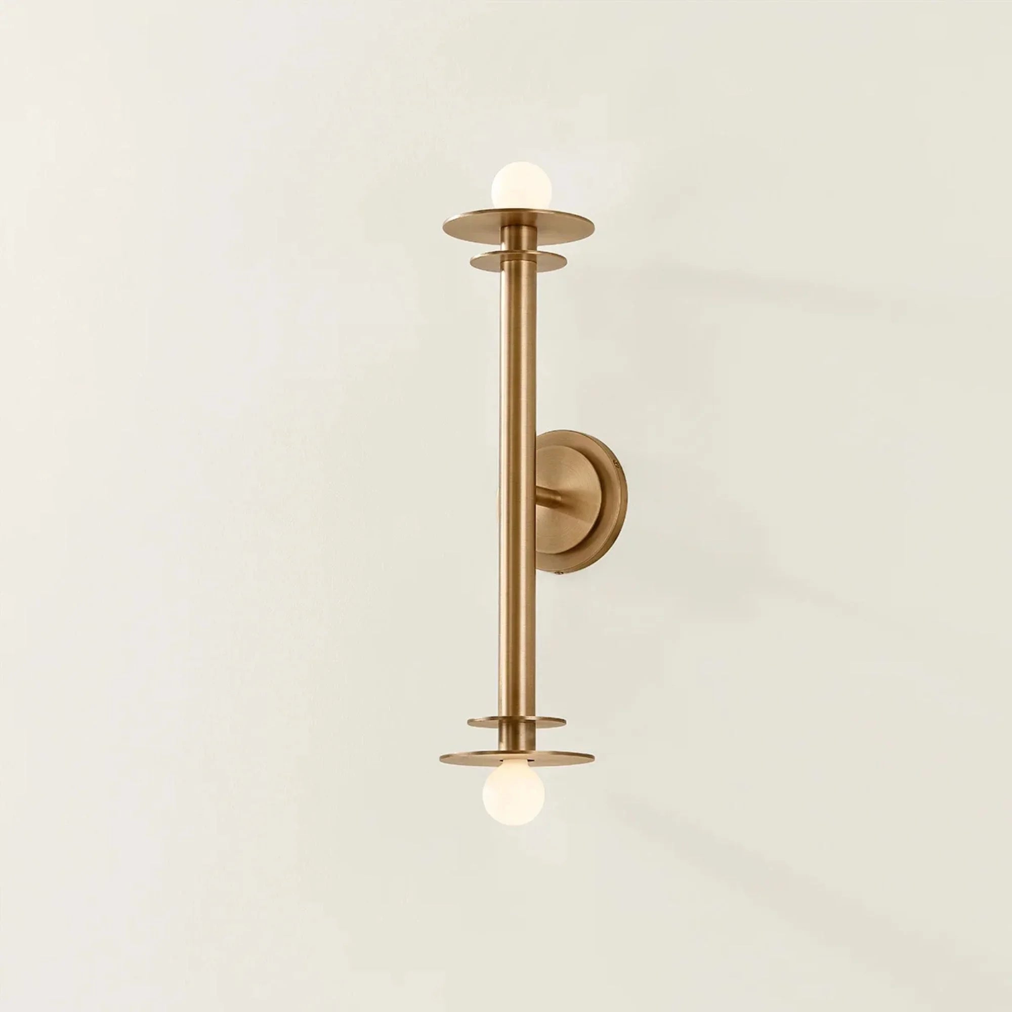 Arley 21" 2-Light Wall Sconce, Patina Brass Finish