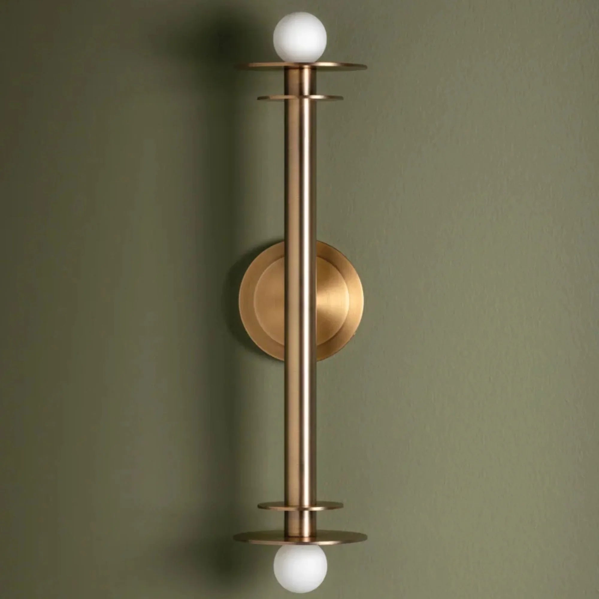 Arley 21" 2-Light Wall Sconce, Patina Brass Finish