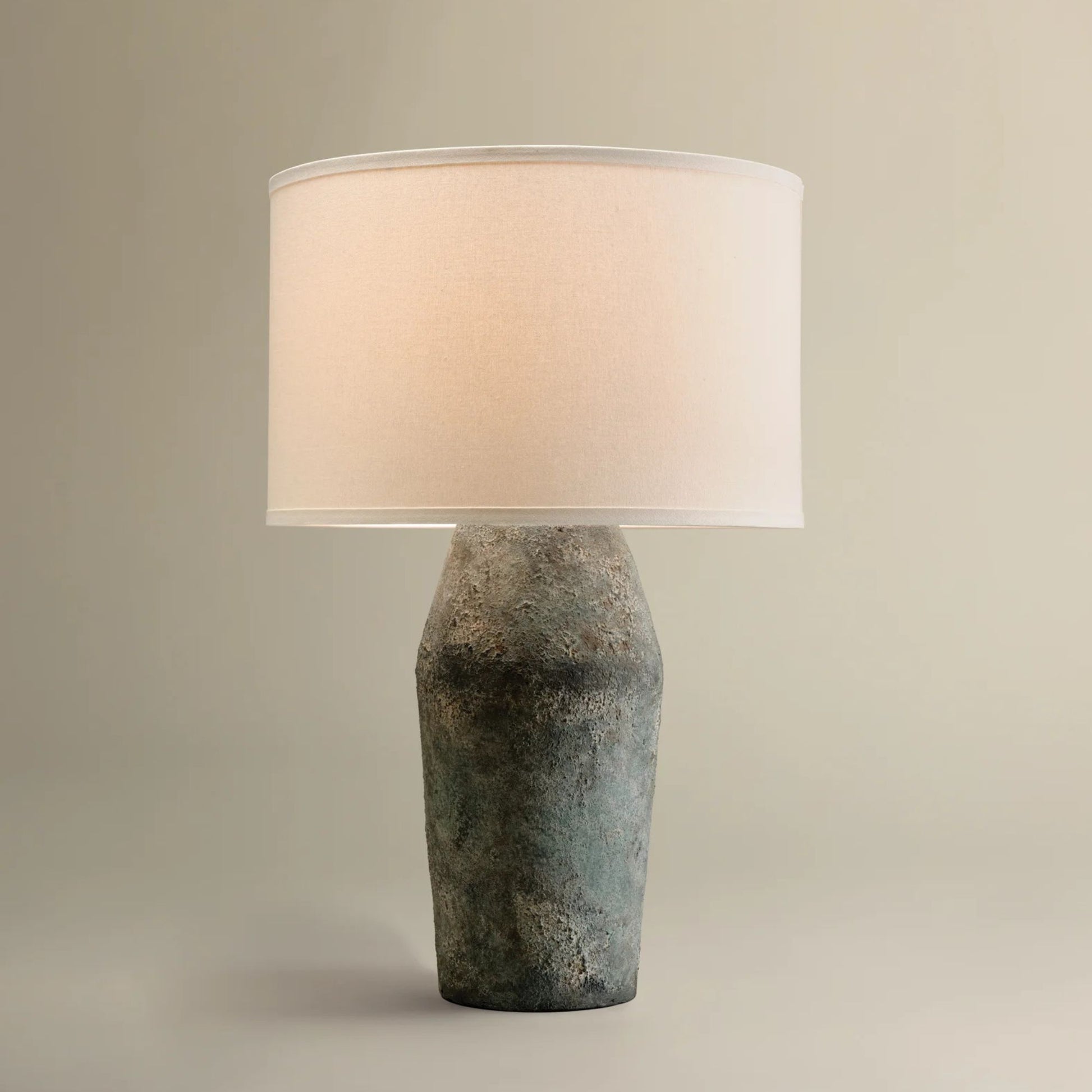 Troy Lighting - Artifact 27" Table Lamp, Moonstone Finish | Bees Lighting