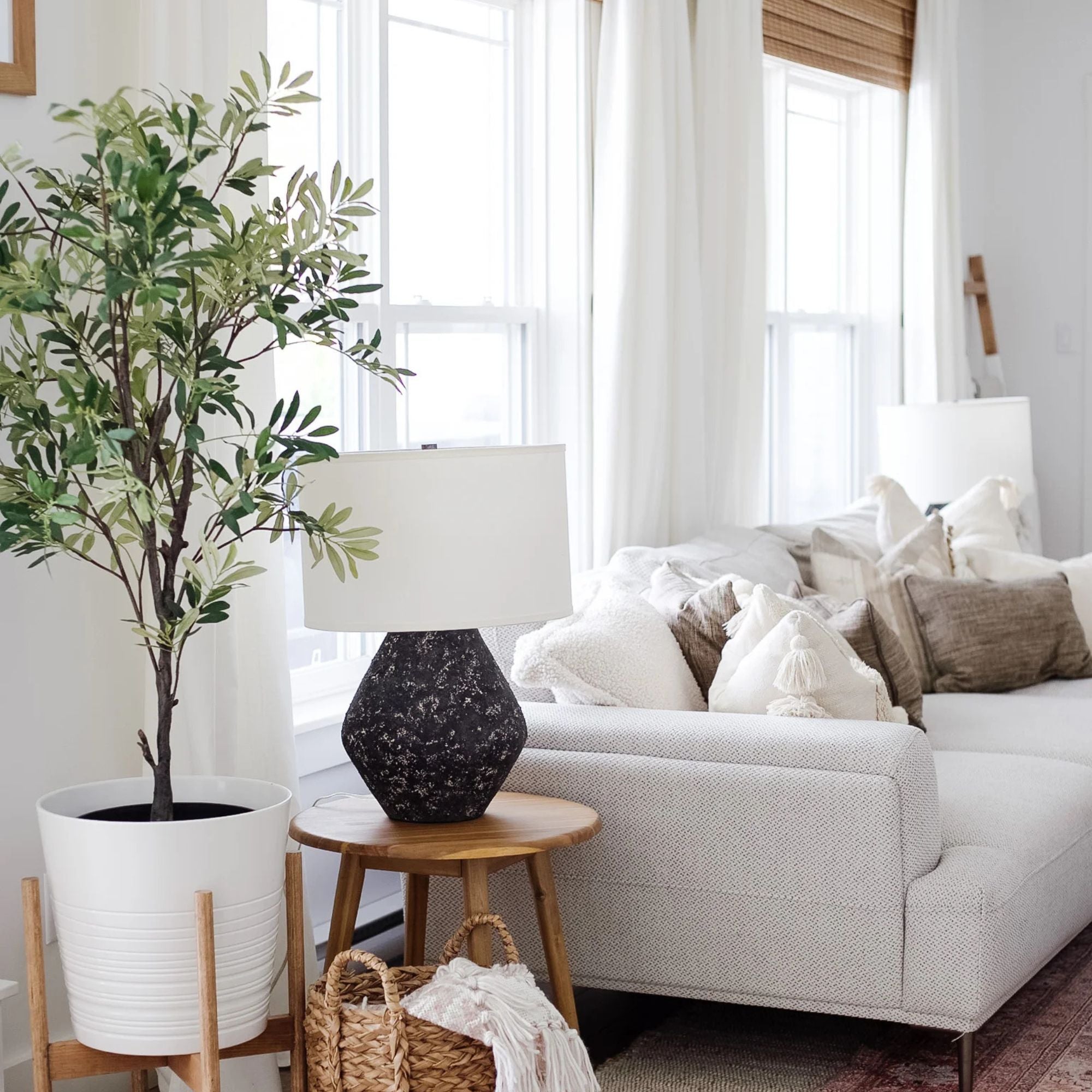 Troy Lighting - Artifact 23" Table Lamp, Lava Finish | Bees Lighting