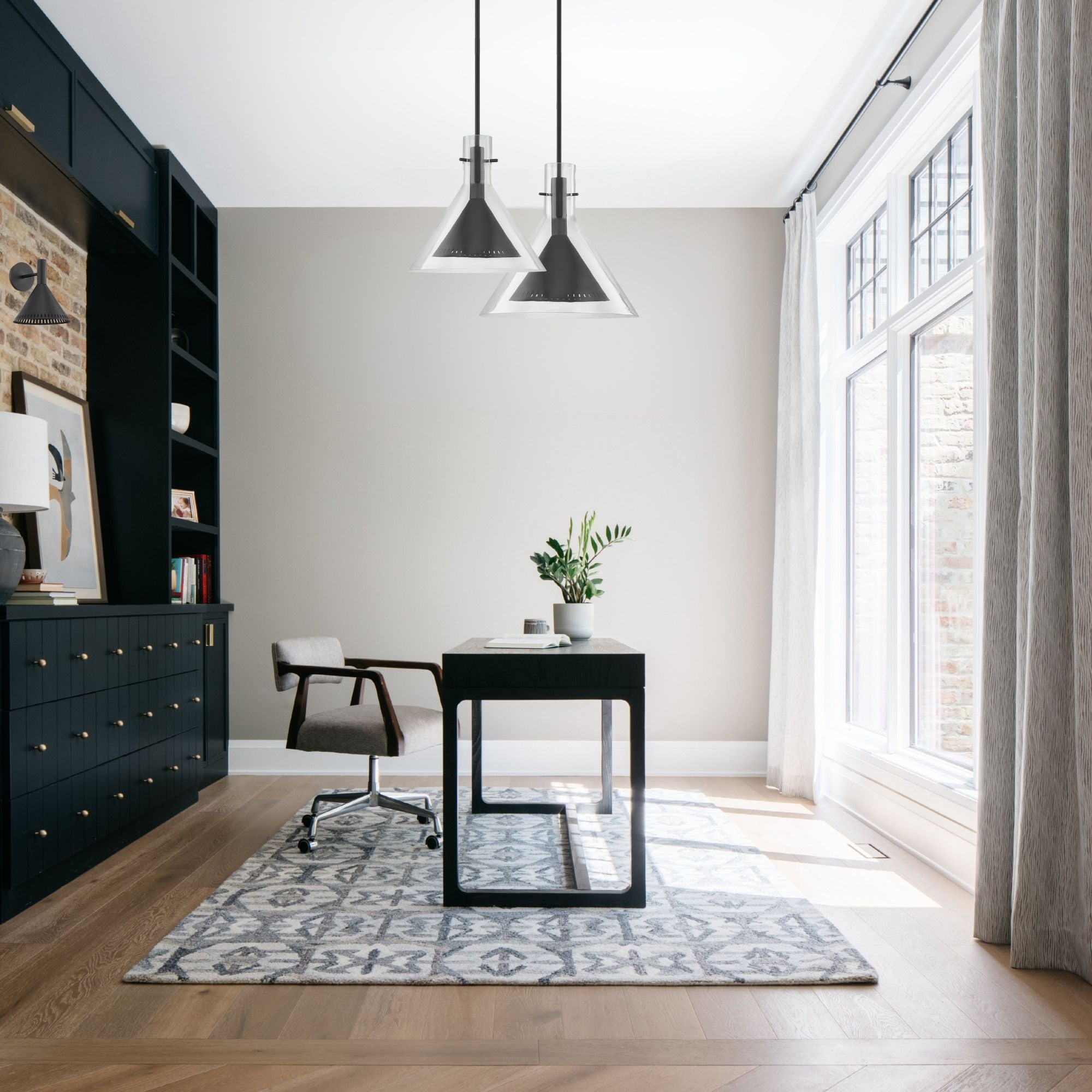 Troy Lighting - Atticus 14" Pendant, Soft Black Finish | Bees Lighting