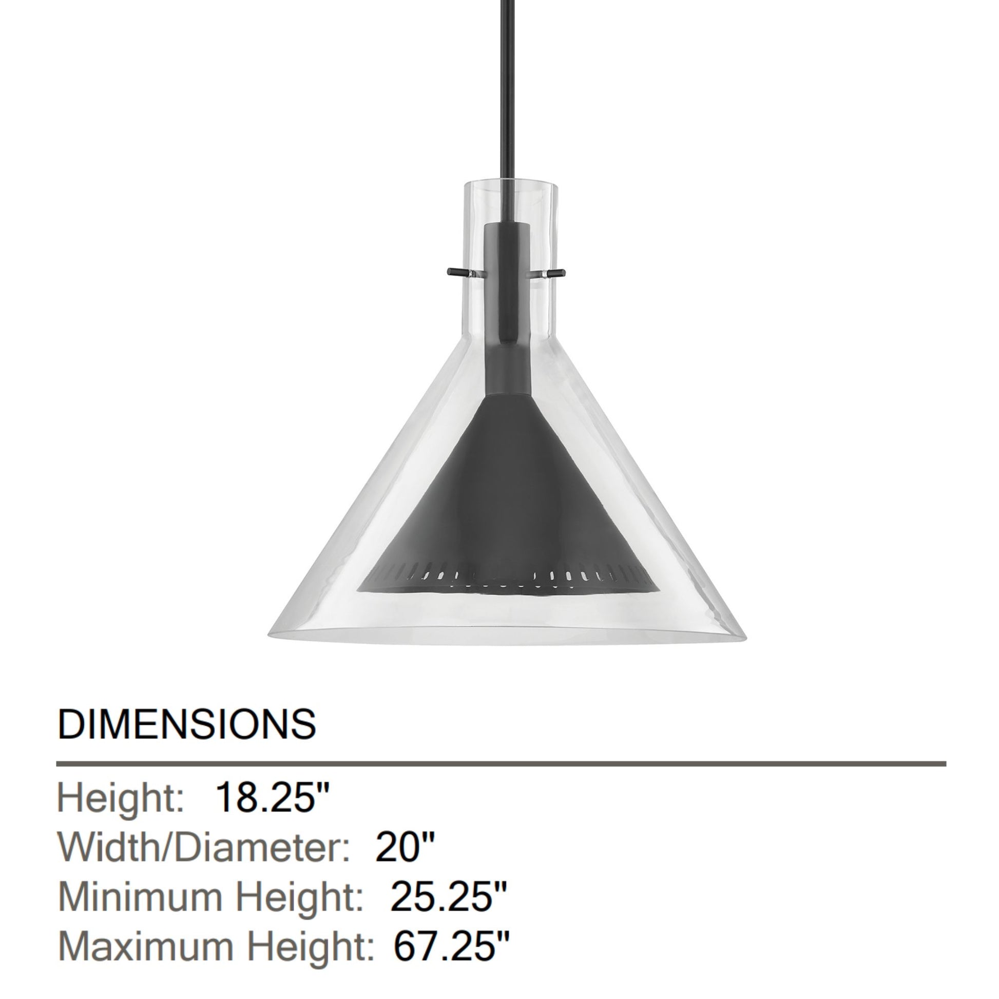 Troy Lighting - Atticus 20" Pendant, Satin Black Finish | Bees Lighting