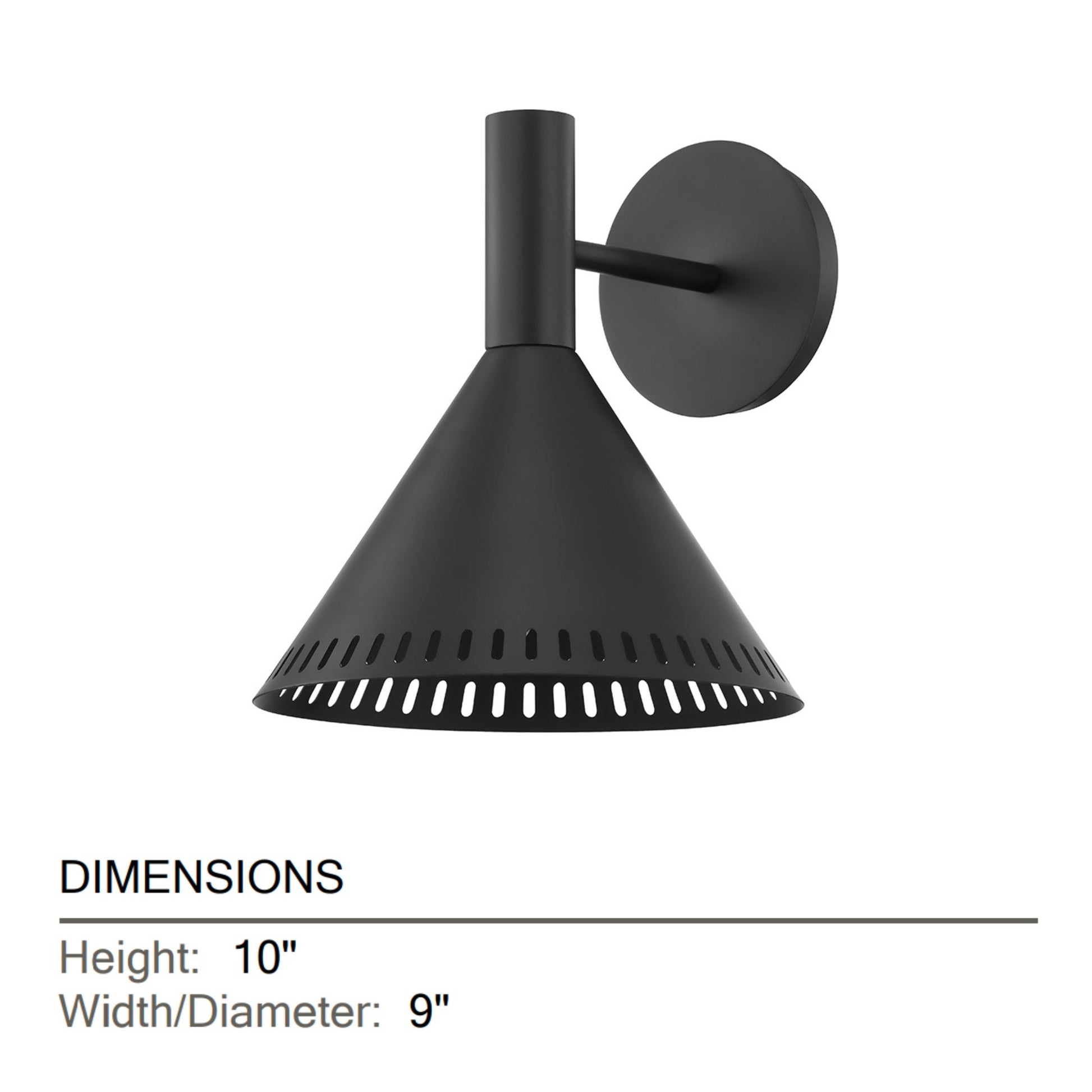 Troy Lighting - Atticus 10" Wall Sconce, Soft Black Finish | Bees Lighting