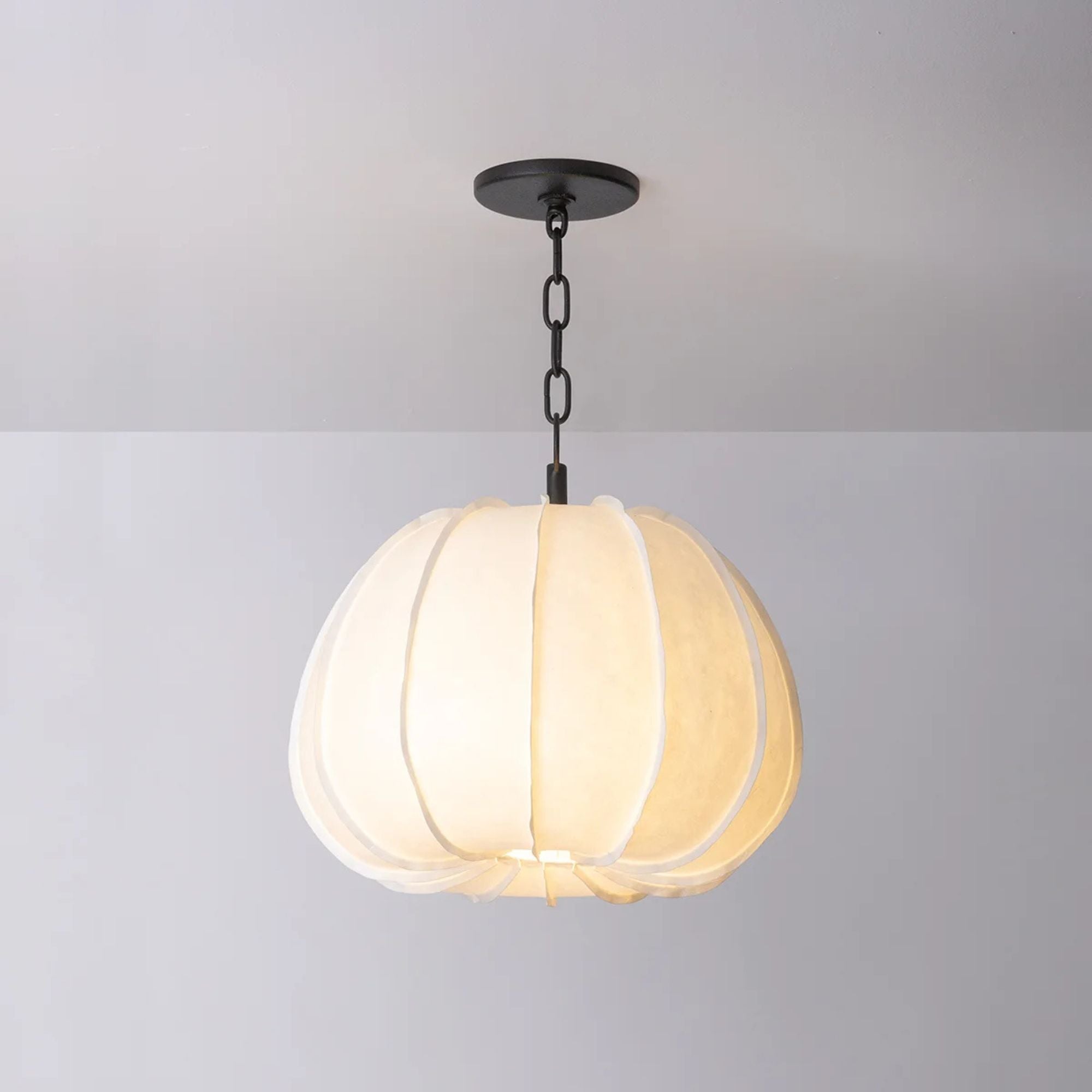Bayu 16" Pendant, Forged Iron Finish