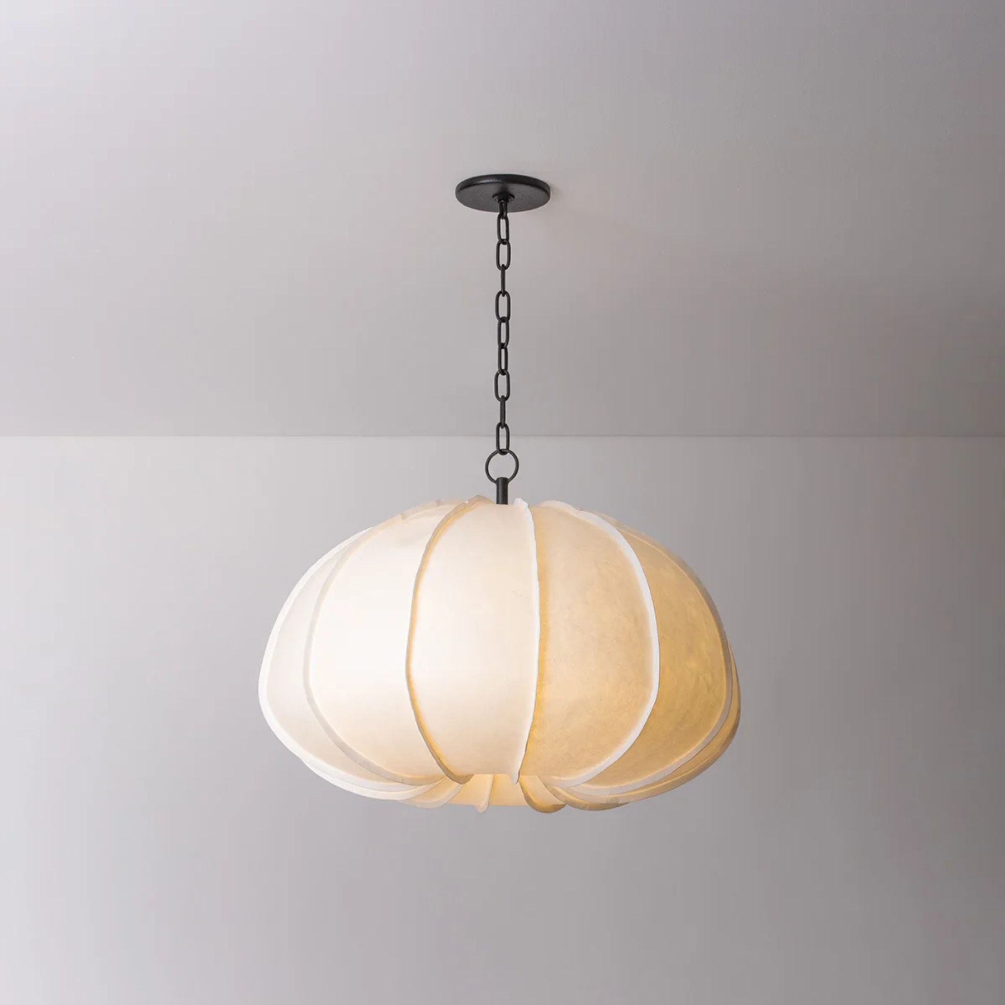 Bayu 26" Pendant, Forged Iron Finish
