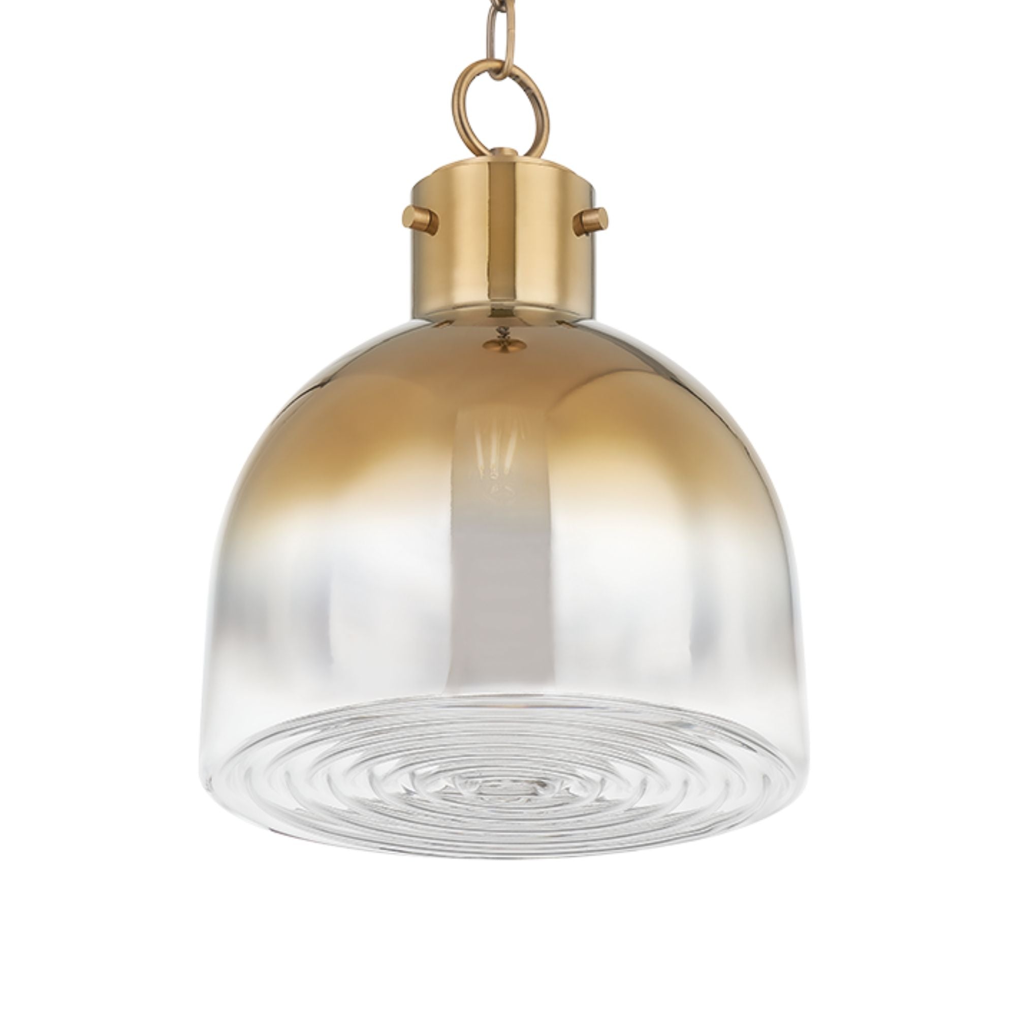 Beryl 15" Pendant, Patina Brass Finish
