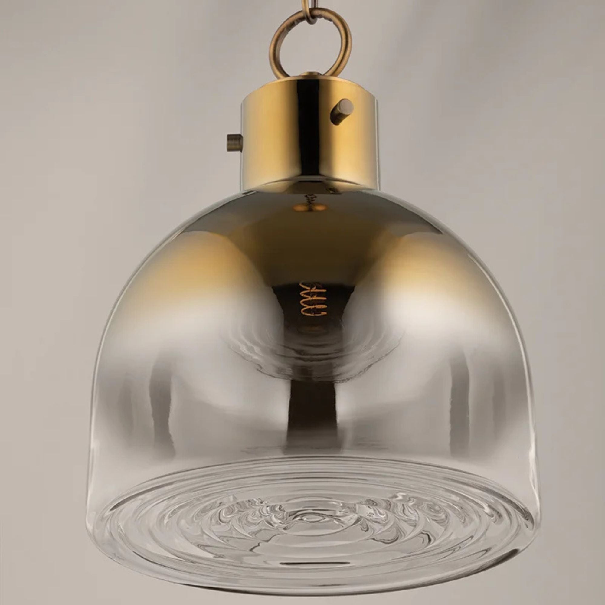 Beryl 15" Pendant, Patina Brass Finish