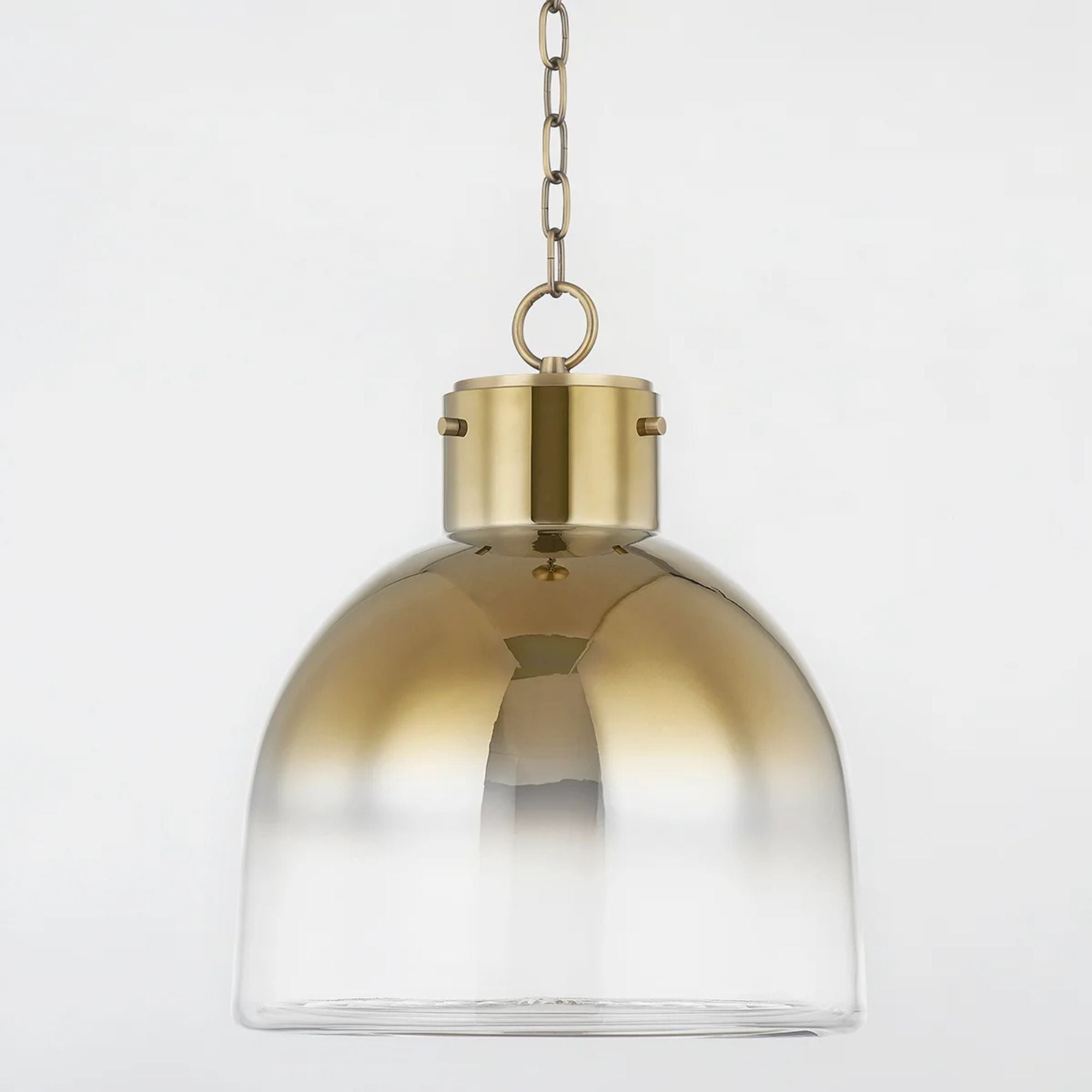 Beryl 19" Pendant, Patina Brass Finish