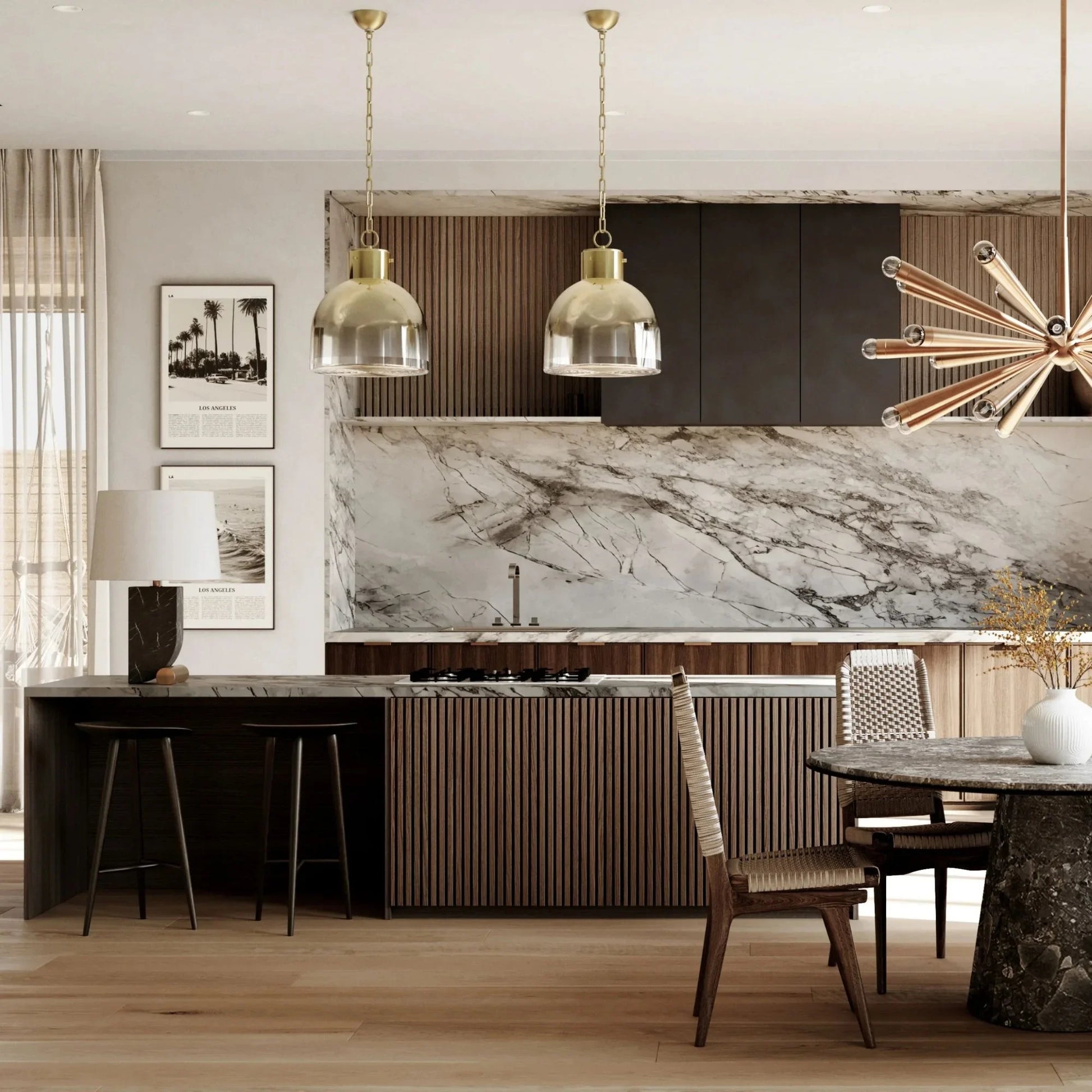 Troy Lighting - Troy Beryl Pendant Light - Patina Brass Finish | Bees Lighting