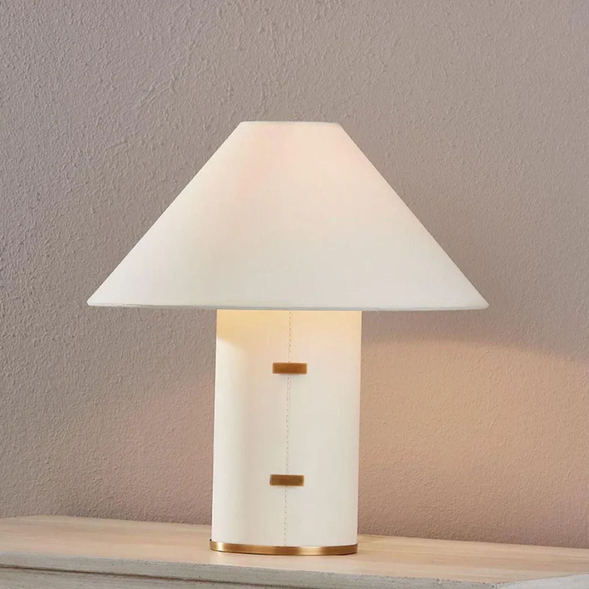 Troy Lighting - Bond 15" Table Lamp, Patina Brass Finish | Bees Lighting