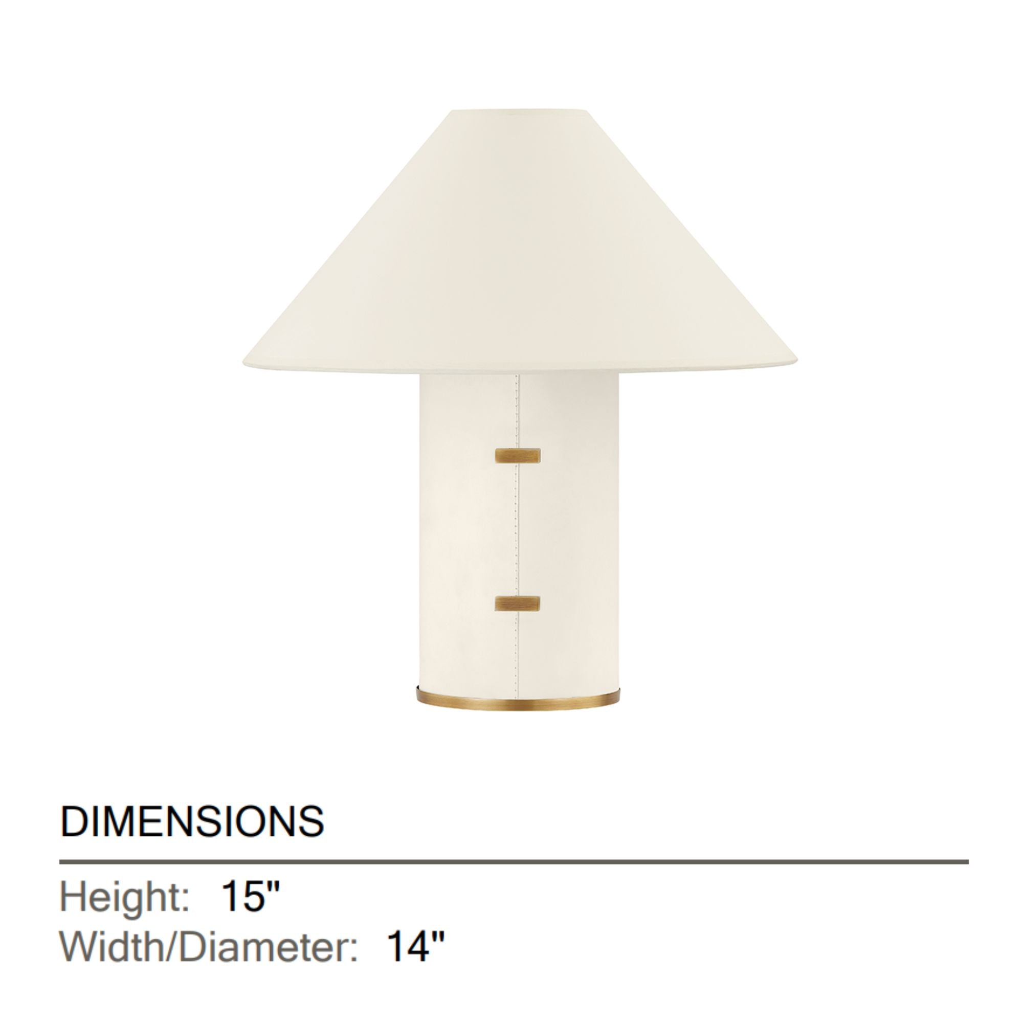 Troy Lighting - Bond 15" Table Lamp, Patina Brass Finish | Bees Lighting