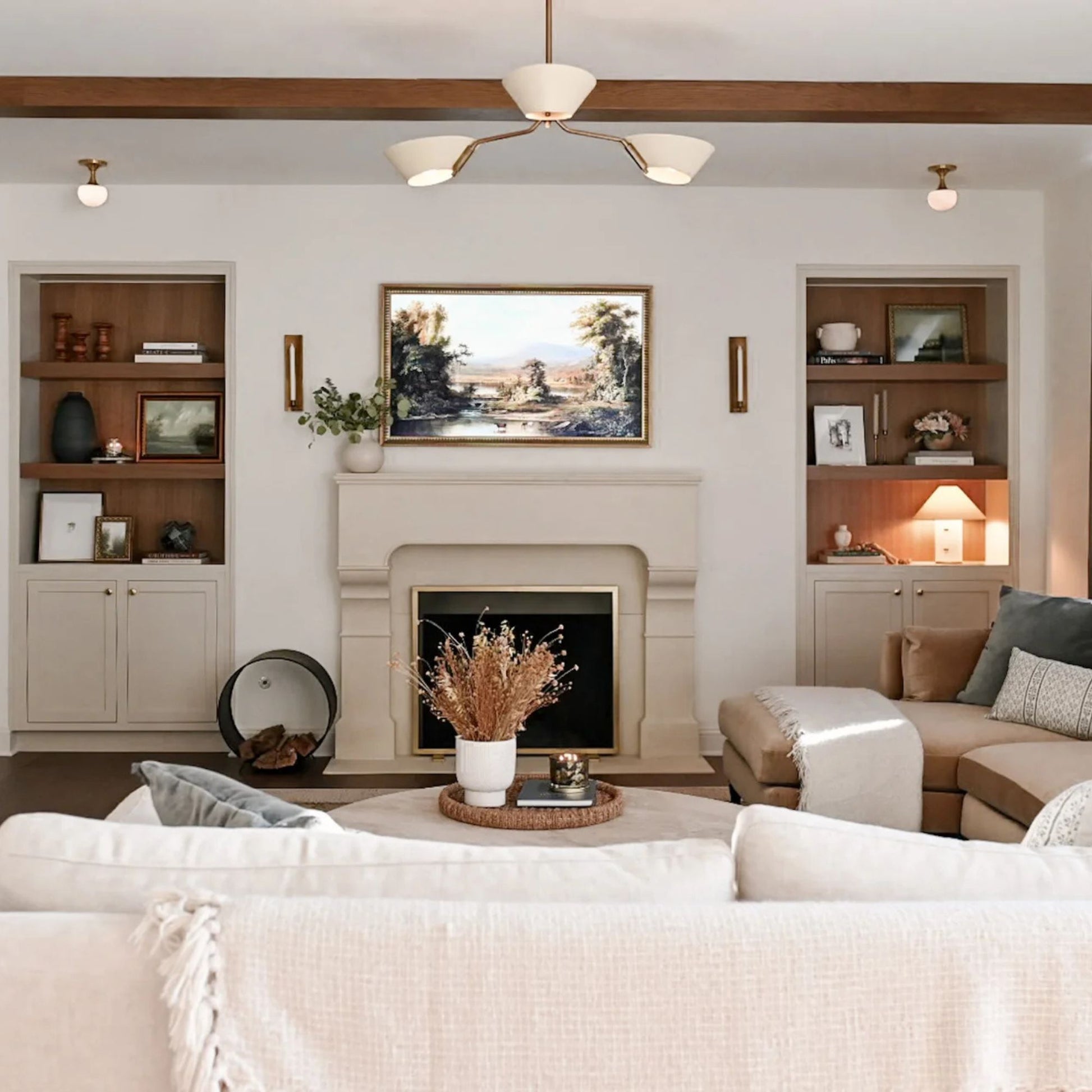 Troy Lighting - Bond 15" Table Lamp, Patina Brass Finish | Bees Lighting