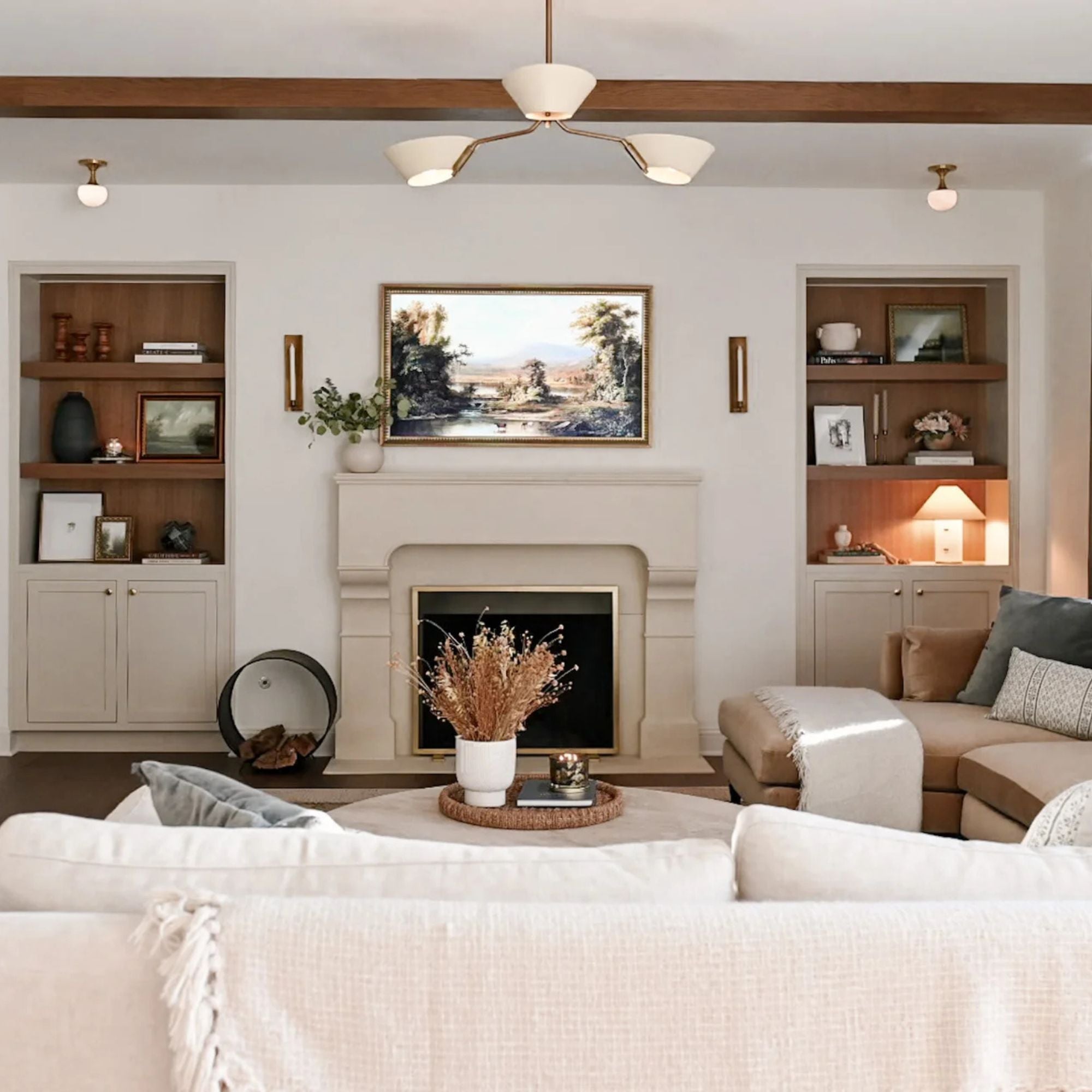 Troy Lighting - Bond 15" Table Lamp, Patina Brass Finish | Bees Lighting