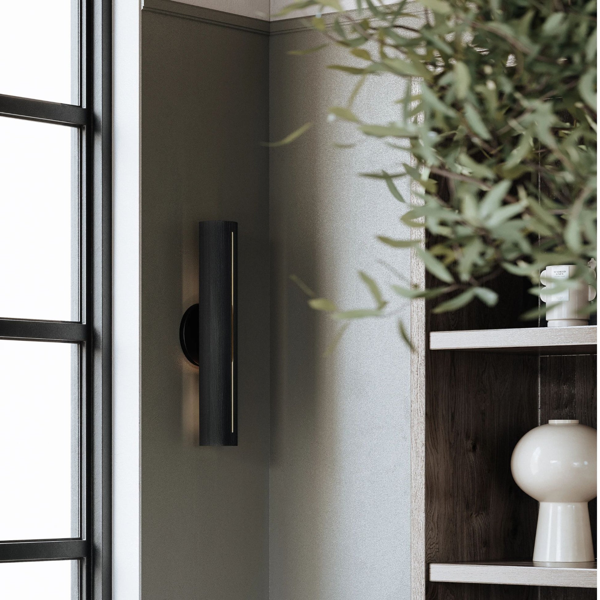 Troy Lighting - Brandon 18" 2-Light Wall Sconce, Textured Black Finish | Bees Lighting