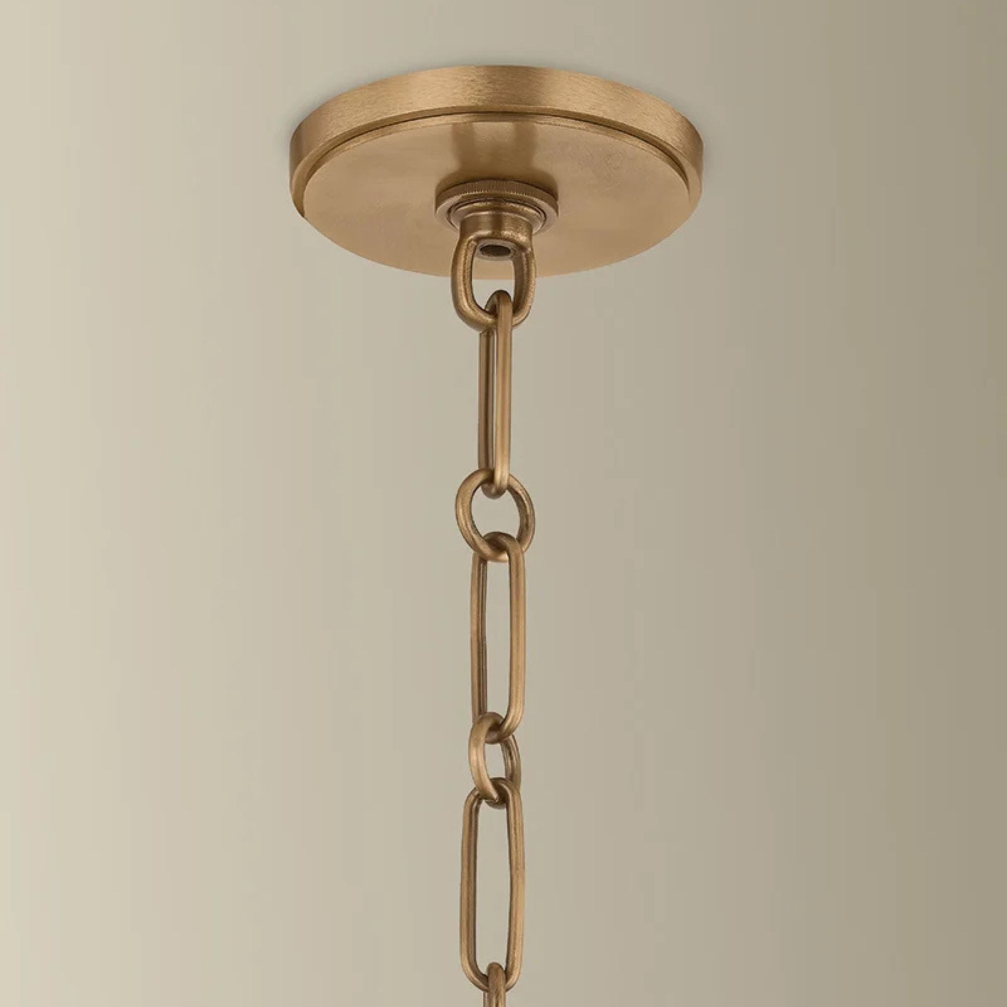 Troy Cahill 30 in. Pendant Light, Patina Brass with Opal Seeded Glass
