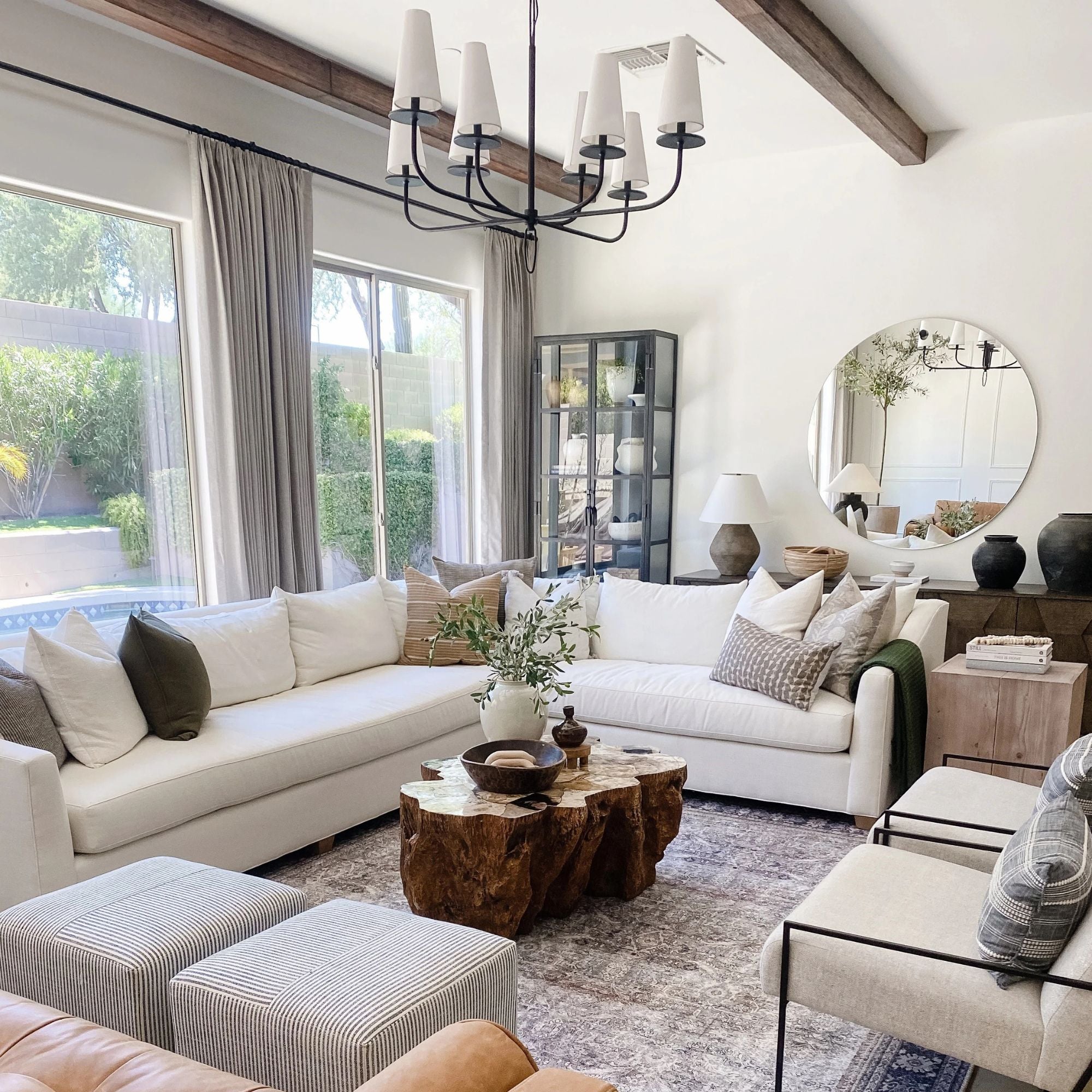 Troy Lighting - Calabria 23" Table Lamp, Sienna Finish | Bees Lighting