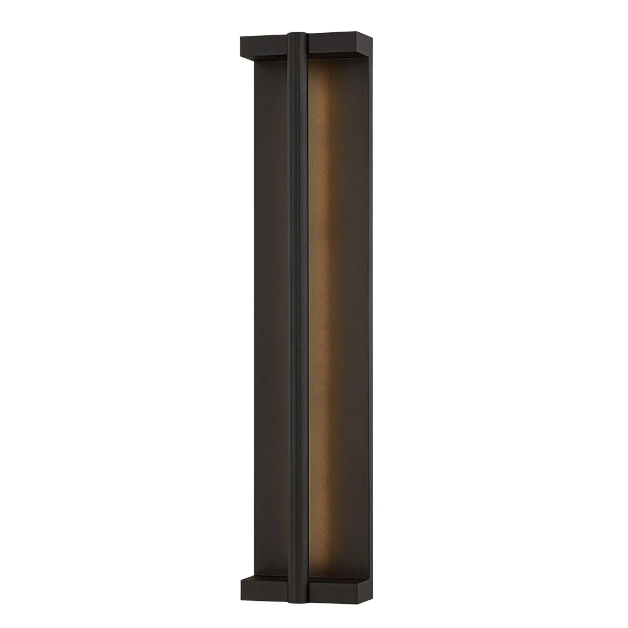 Calla 30" LED Outdoor Wall Sconce, Texture Black Finish