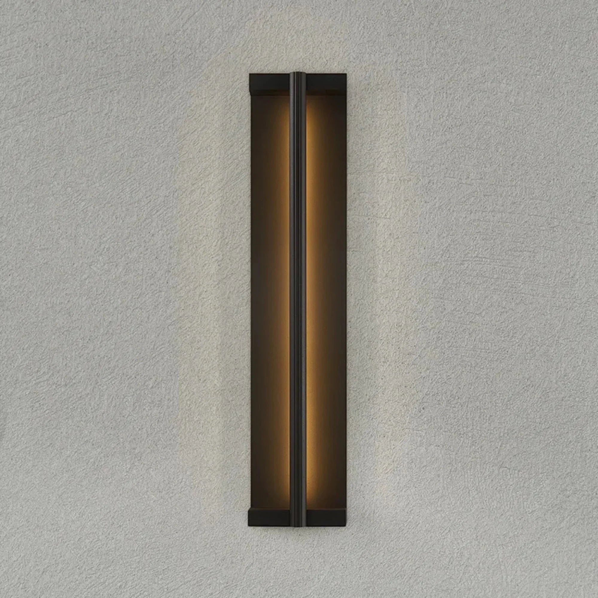 Calla 30" LED Outdoor Wall Sconce, Texture Black Finish