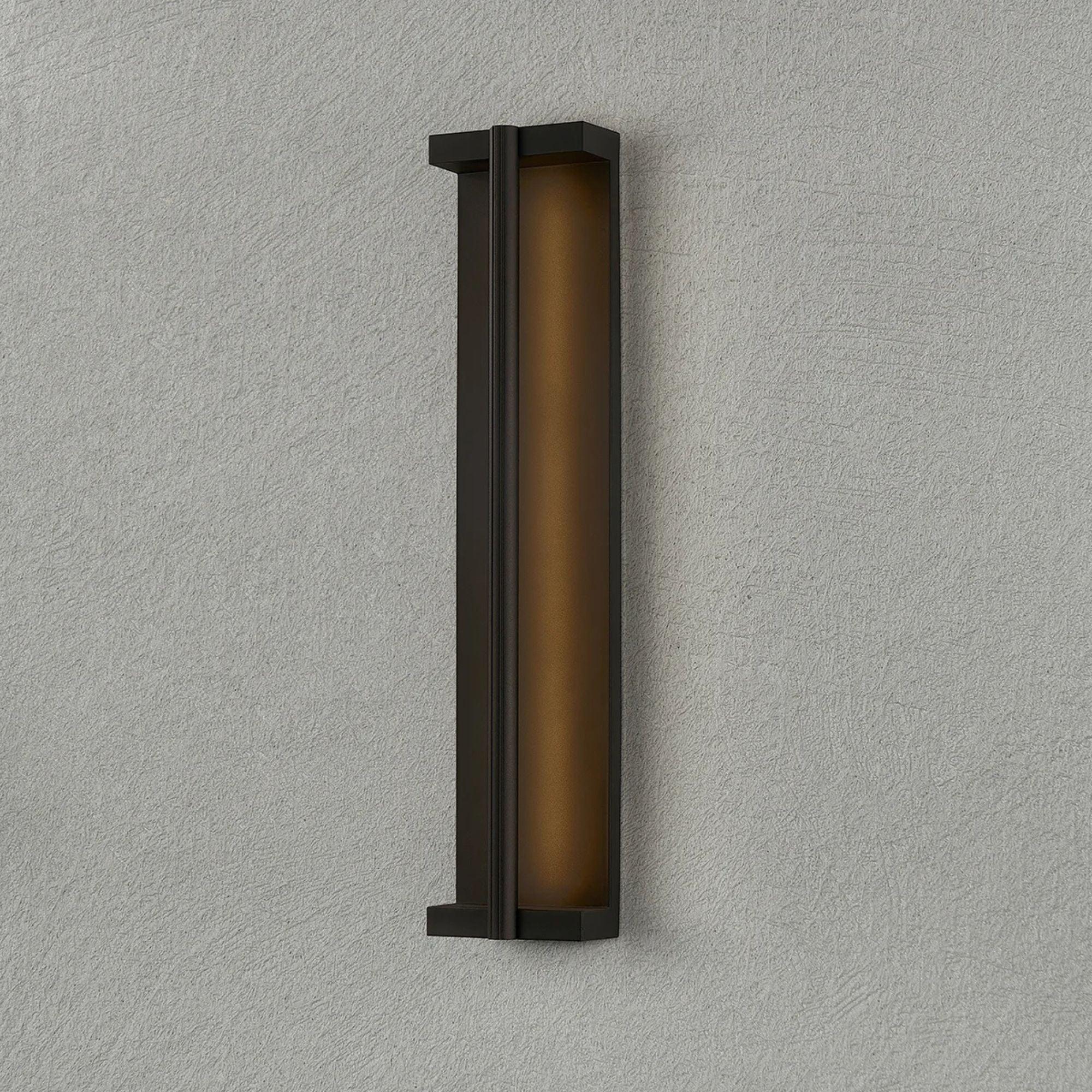 Calla 30" LED Outdoor Wall Sconce, Texture Black Finish