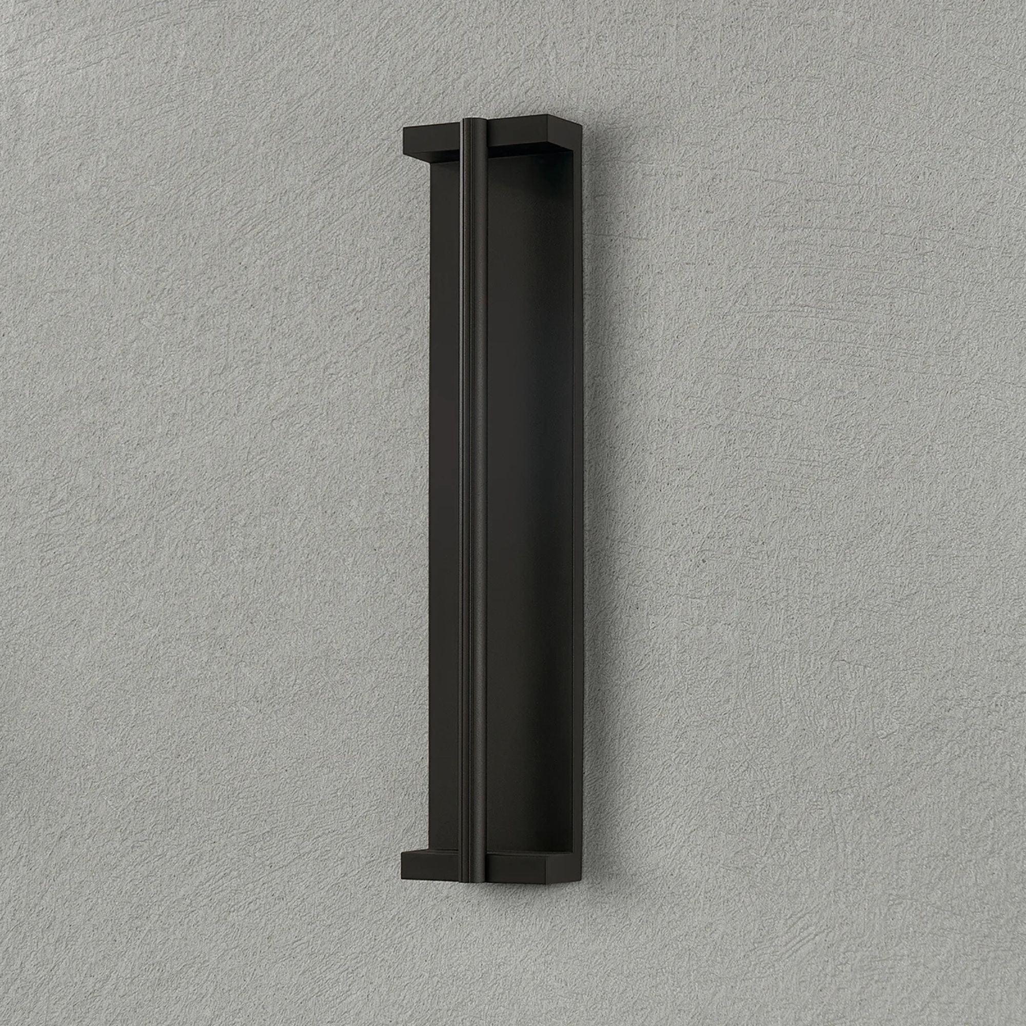 Calla 30" LED Outdoor Wall Sconce, Texture Black Finish