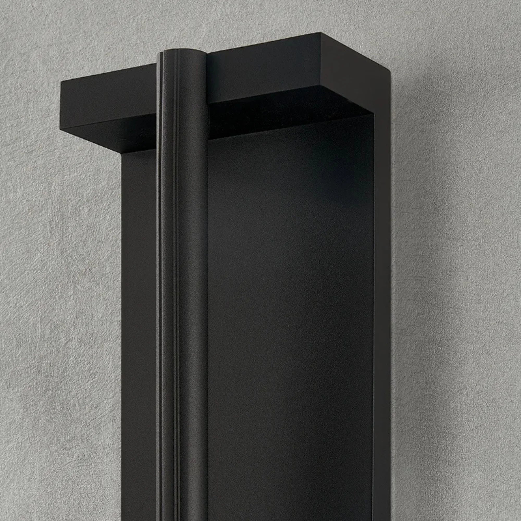 Calla 30" LED Outdoor Wall Sconce, Texture Black Finish