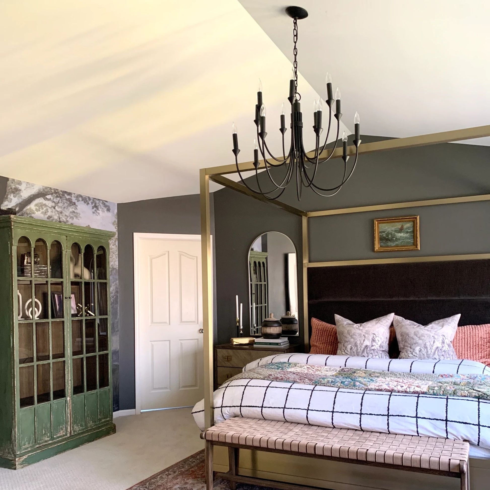 Troy Lighting - Cate 30" 14-Light Chandelier, Forged Iron Finish | Bees Lighting