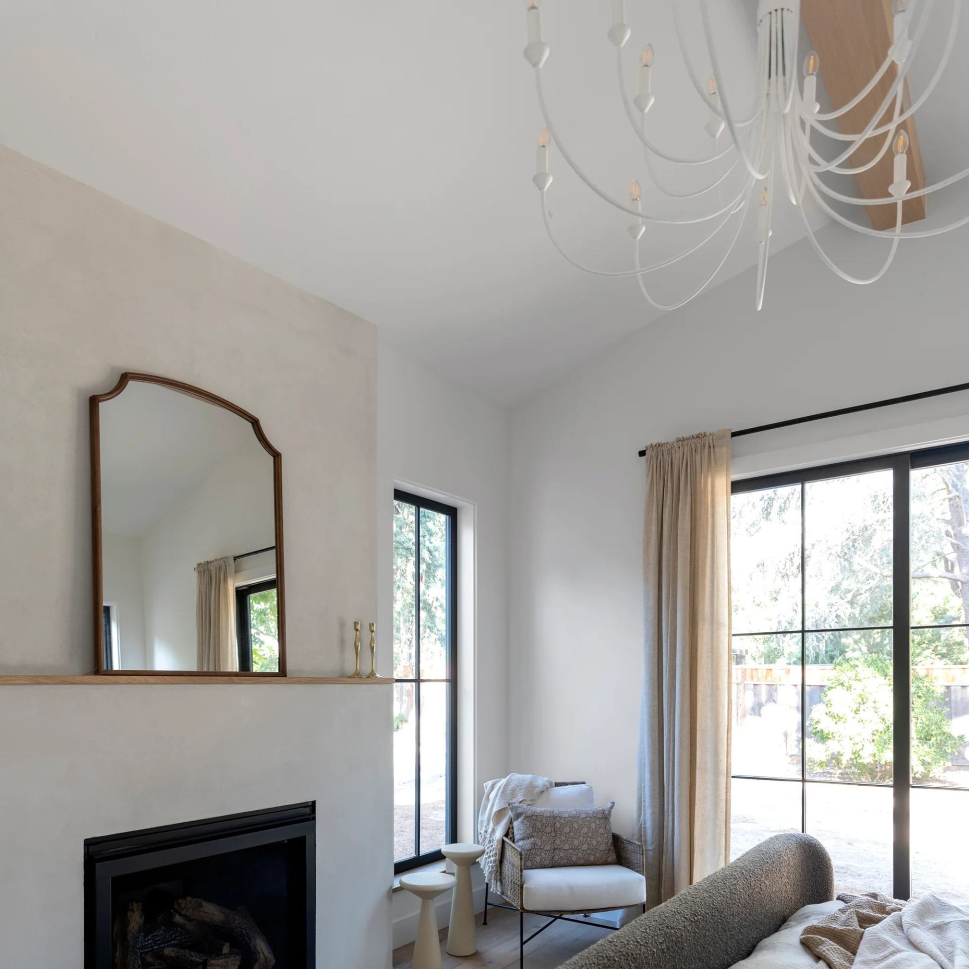 Troy Lighting - Cate 42" 18-Light Chandelier, Gesso White Finish | Bees Lighting