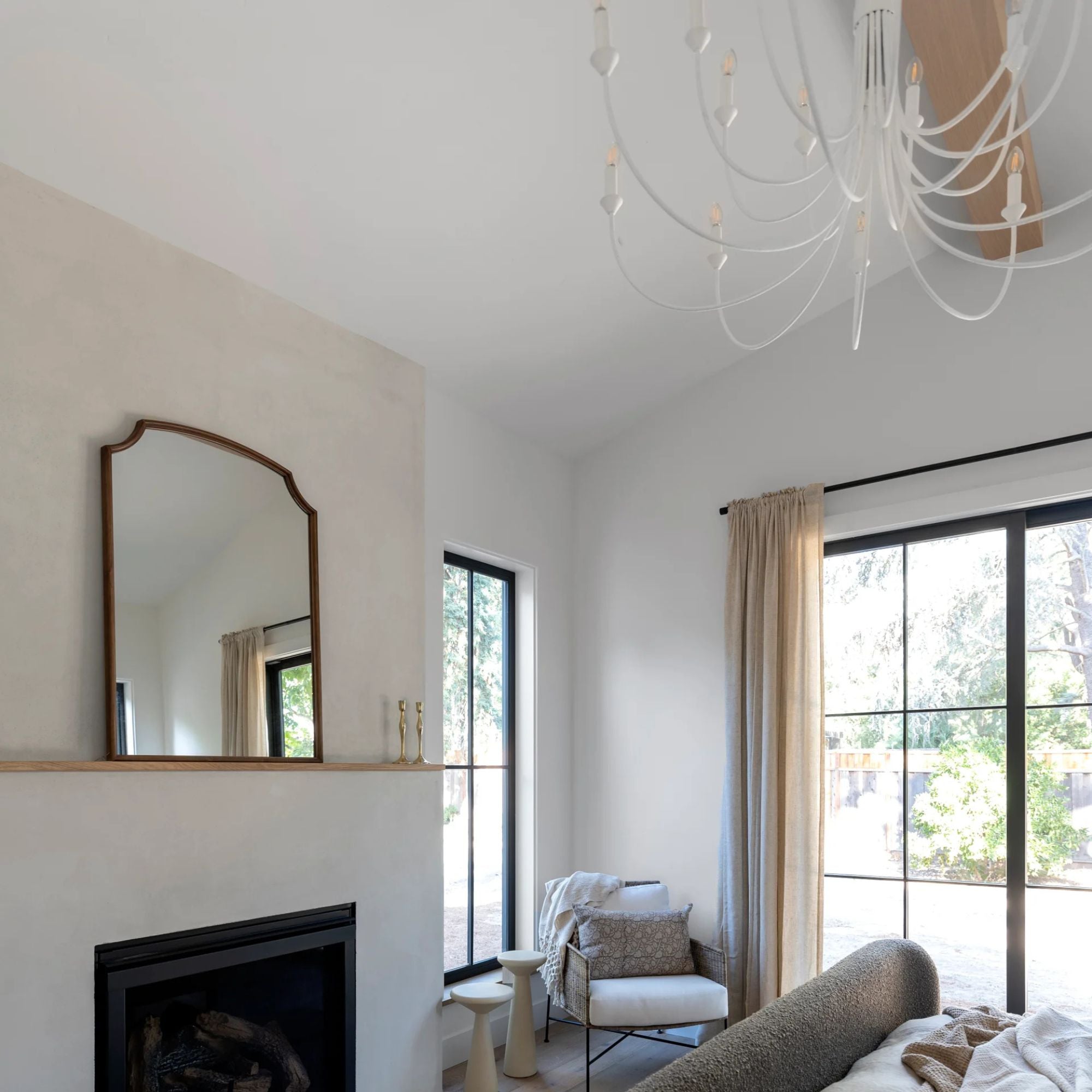 Troy Lighting - Cate 42" 18-Light Chandelier, Gesso White Finish | Bees Lighting