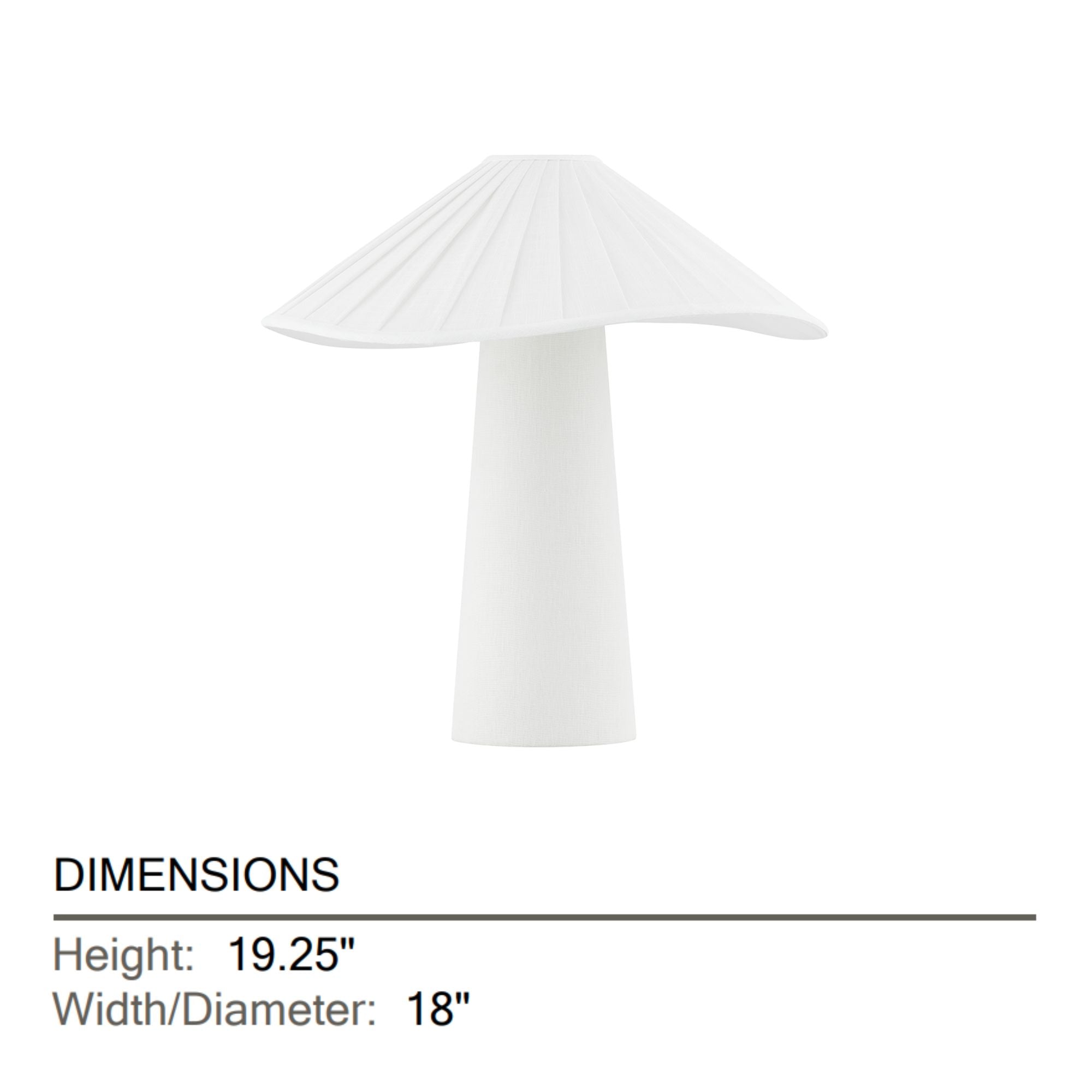 Troy Lighting - Chanterelle 19" Table Lamp, Patina Brass Finish | Bees Lighting