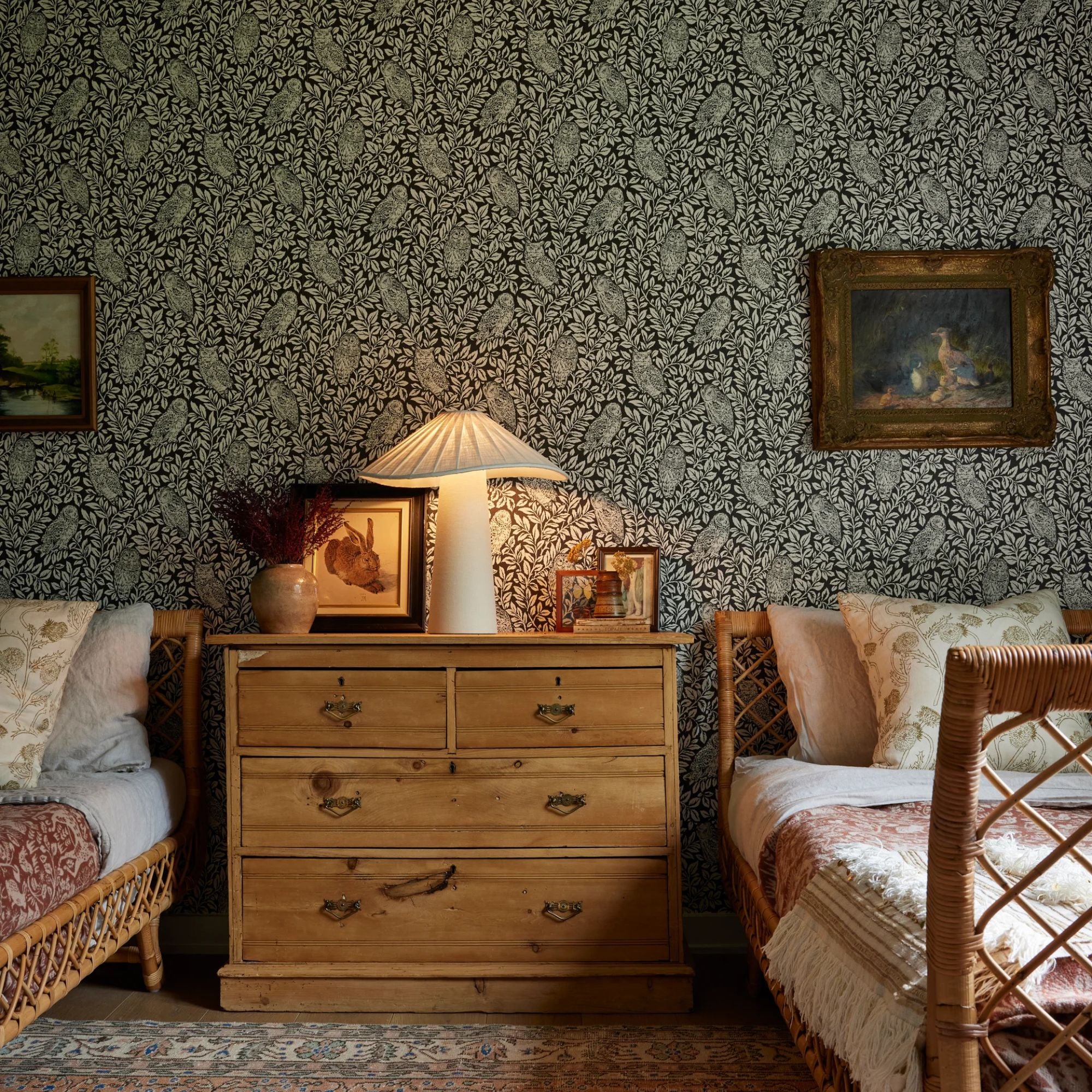 Troy Lighting - Chanterelle 19" Table Lamp, Patina Brass Finish | Bees Lighting