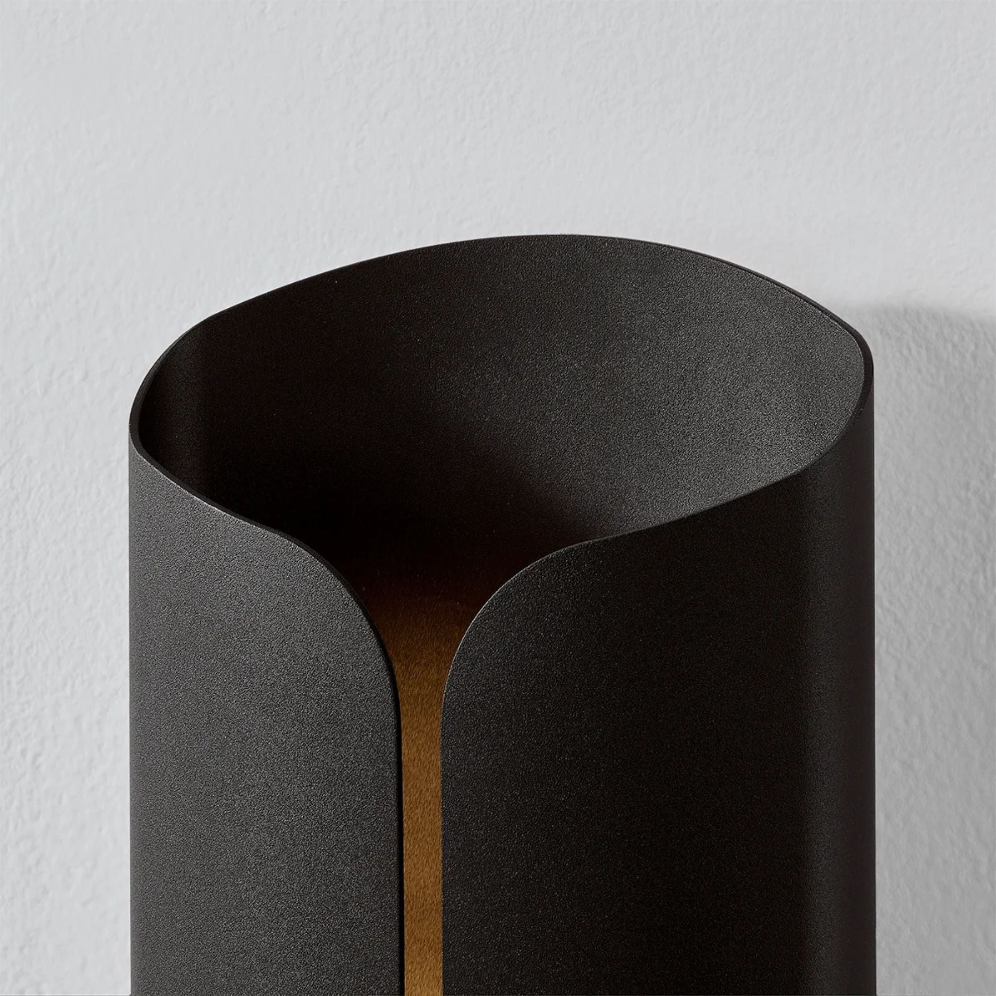 Cole 13" LED Outdoor Wall Sconce, Textured Black Finish