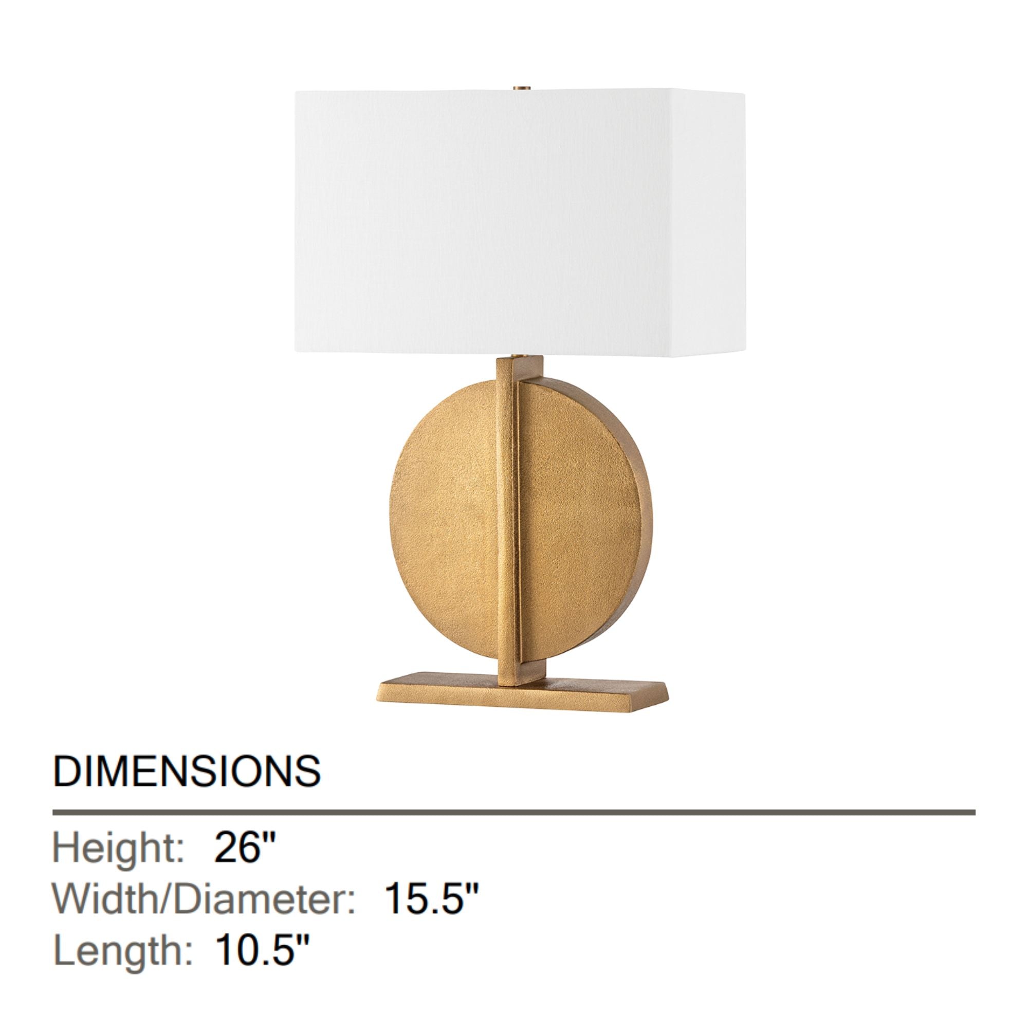 Troy Lighting - Colma Table Lamp Patina Brass Finish | Bees Lighting
