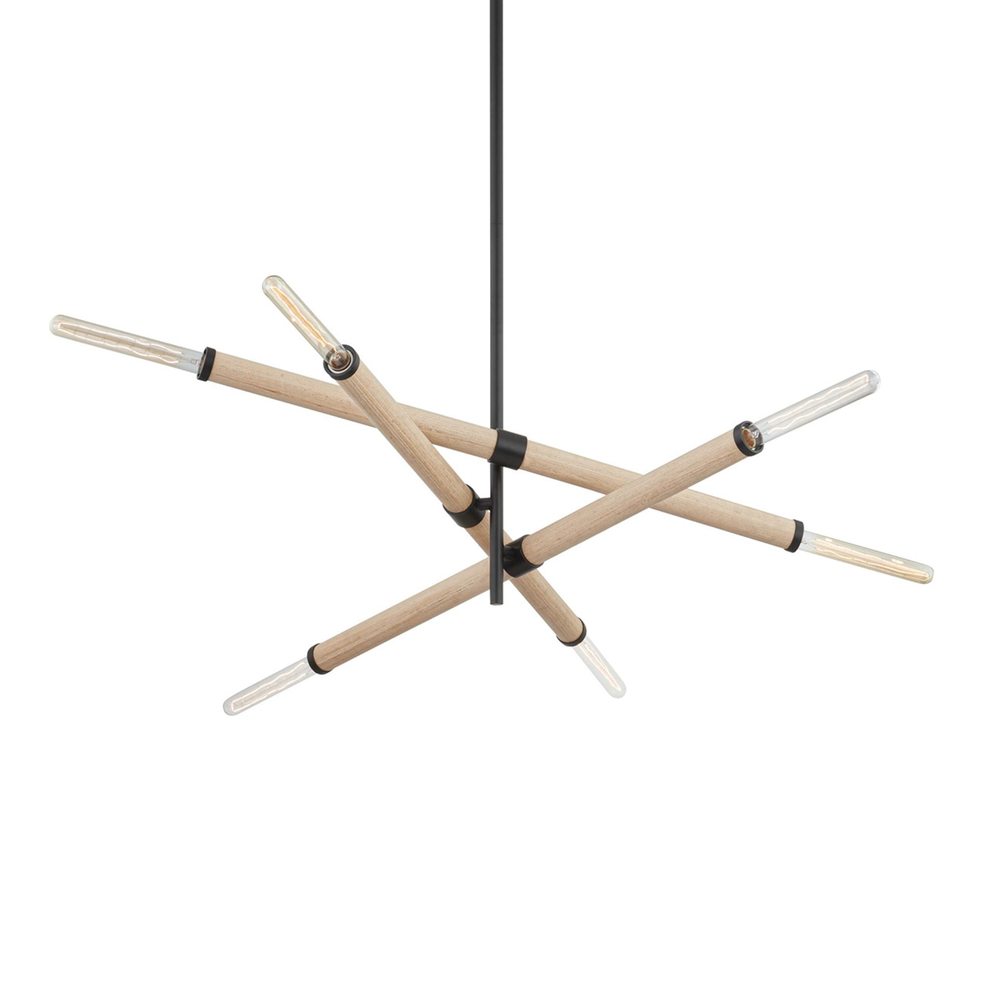 Troy Lighting - Cruiz Chandelier Black finish | Bees Lighting