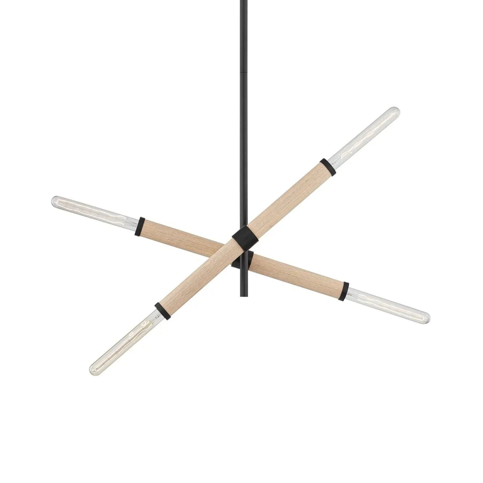 Troy Lighting - Cruiz 28" 4-Light Island Pendant, Soft Black Finish | Bees Lighting