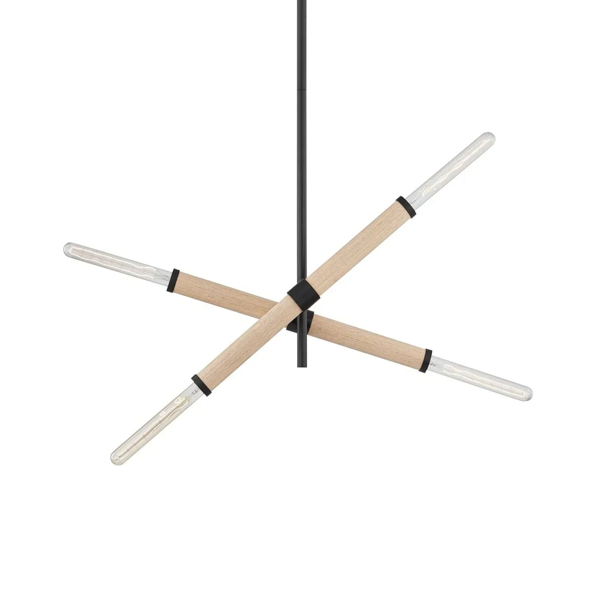 Troy Lighting - Cruiz 28" 4-Light Island Pendant, Soft Black Finish | Bees Lighting