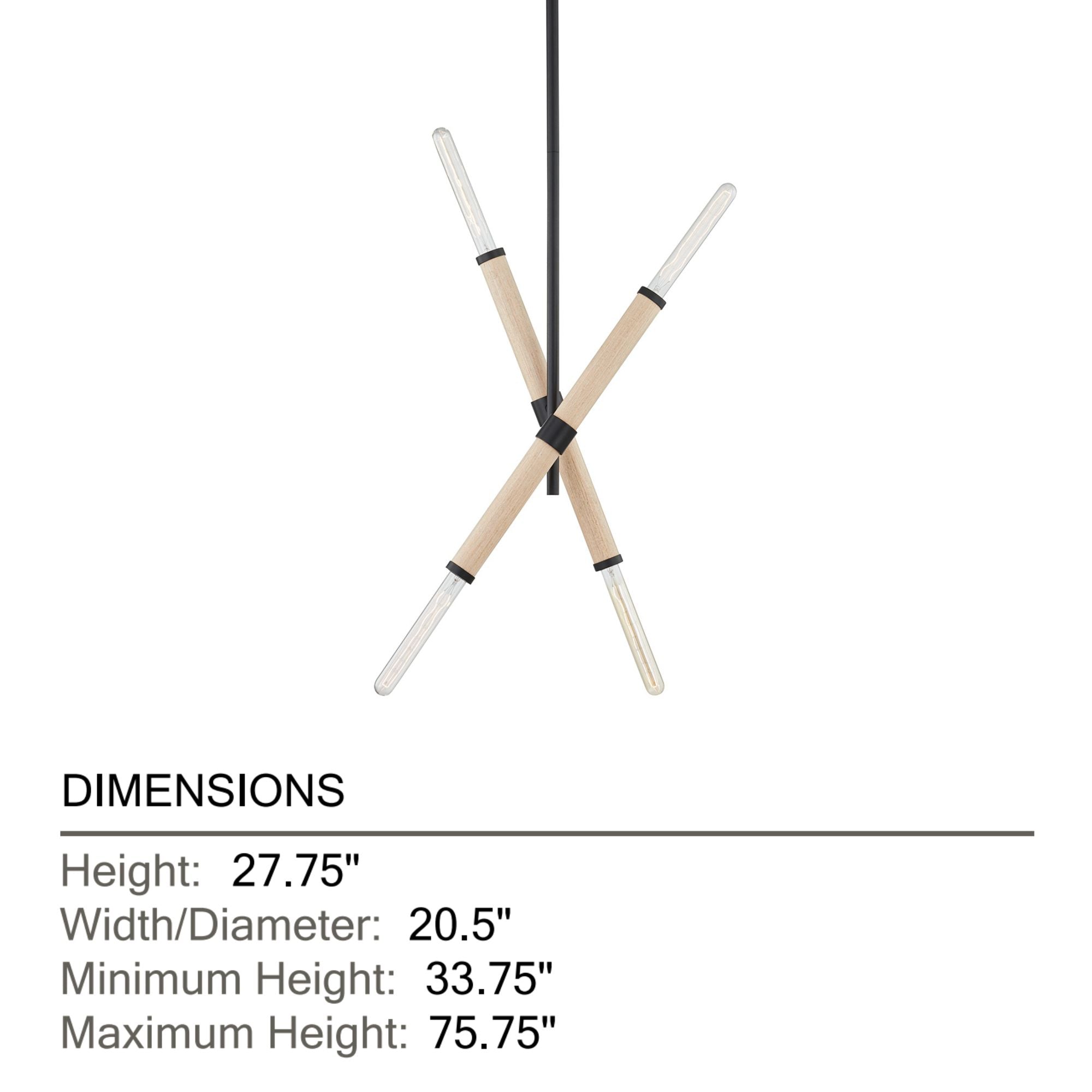 Troy Lighting - Cruiz 28" 4-Light Island Pendant, Soft Black Finish | Bees Lighting