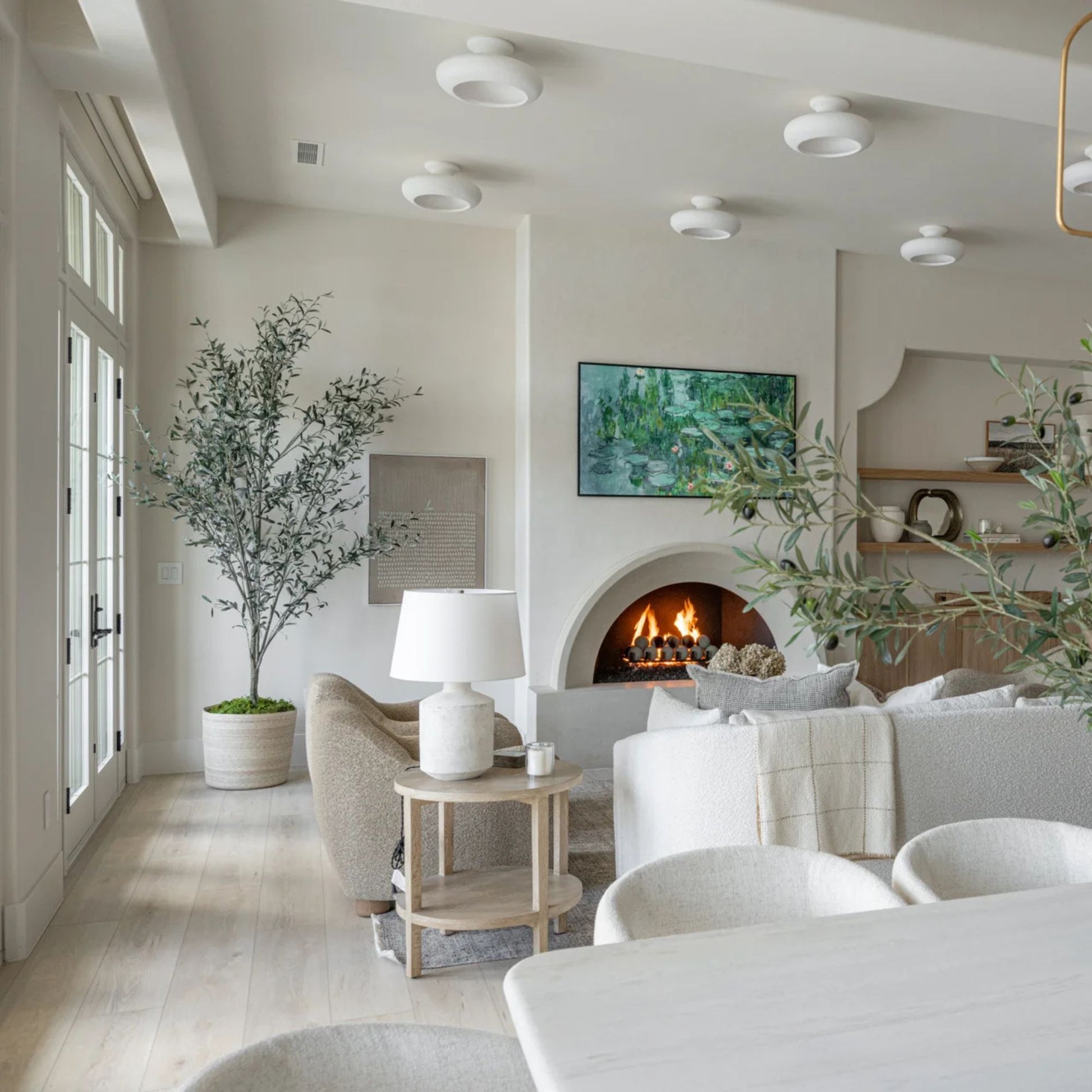 Troy Lighting - Dallas 24" Table Lamp, Patina Brass/Ceramic Artifact White Finish | Bees Lighting