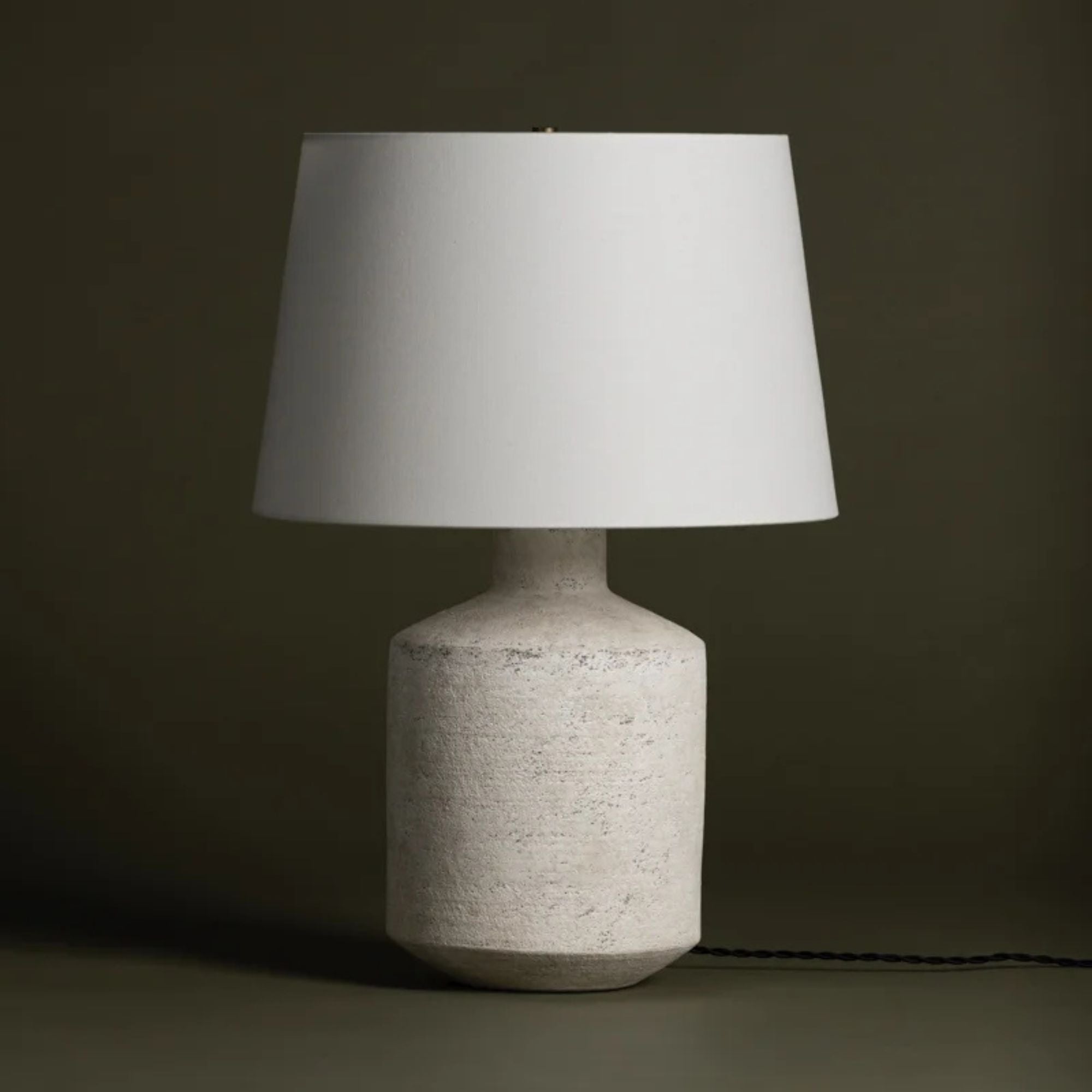 Troy Lighting - Dallas 24" Table Lamp, Patina Brass/Ceramic Artifact White Finish | Bees Lighting