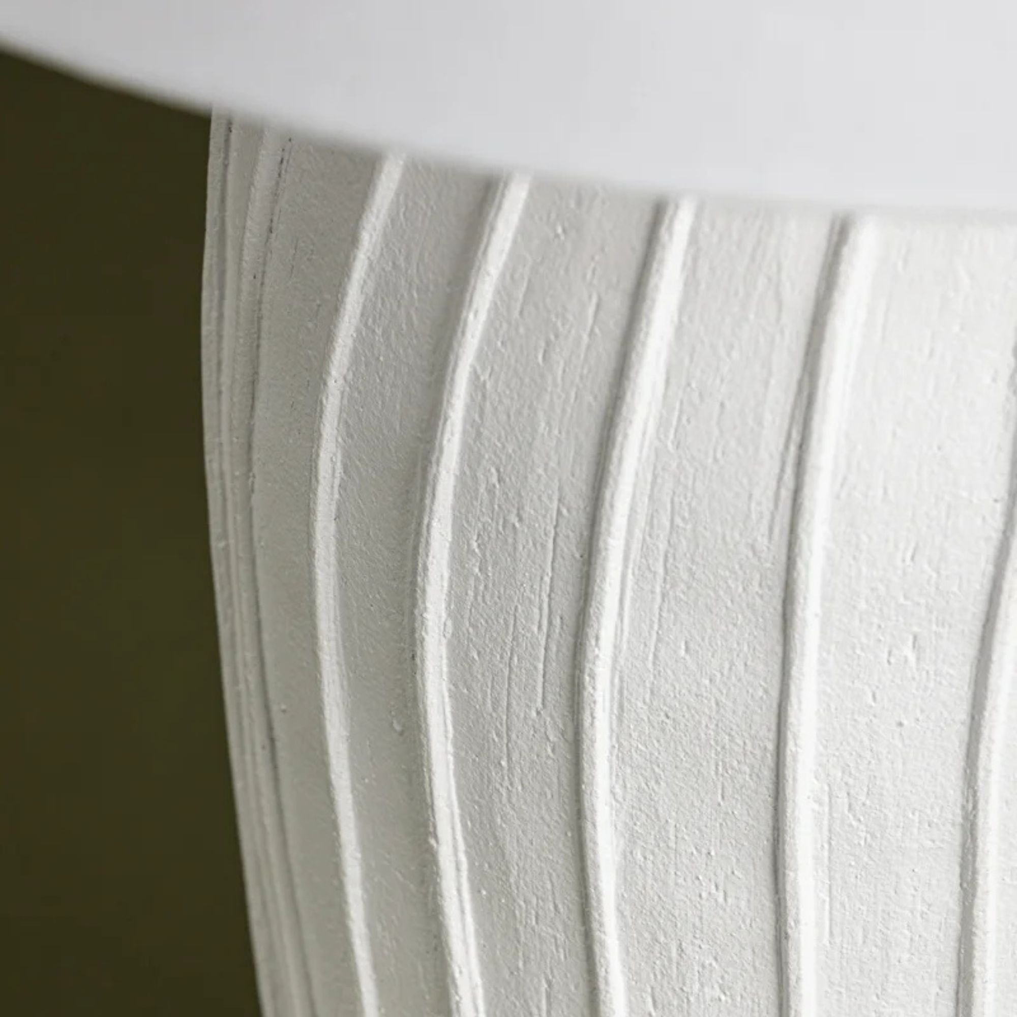Deacon 32" Table Lamp, Patina Brass/Ceramic Loft White Finish