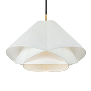 Edna 25" Pendant, Vintage Gold Leaf Finish