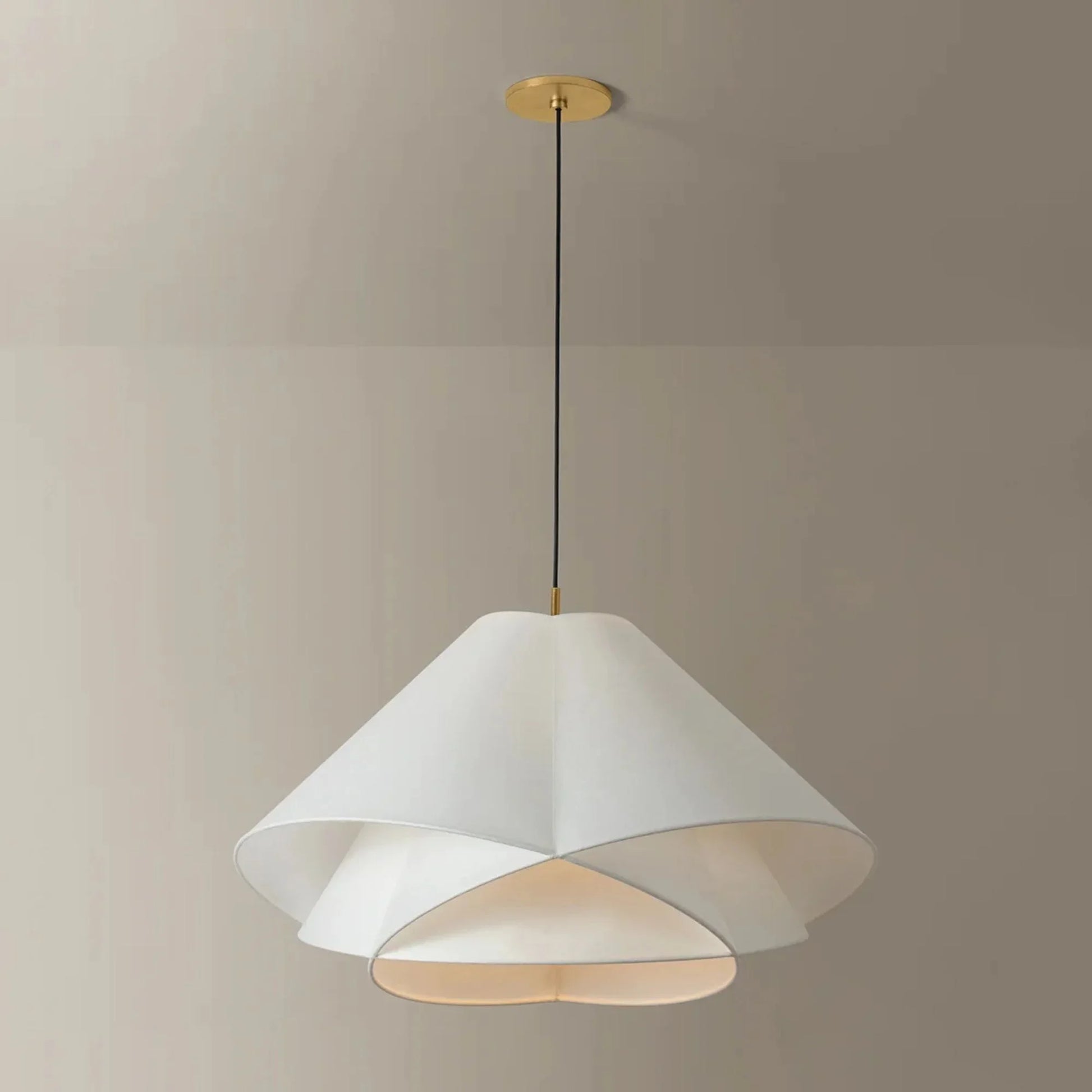 Troy Lighting - Edna 35" Pendant, Vintage Gold Leaf Finish | Bees Lighting