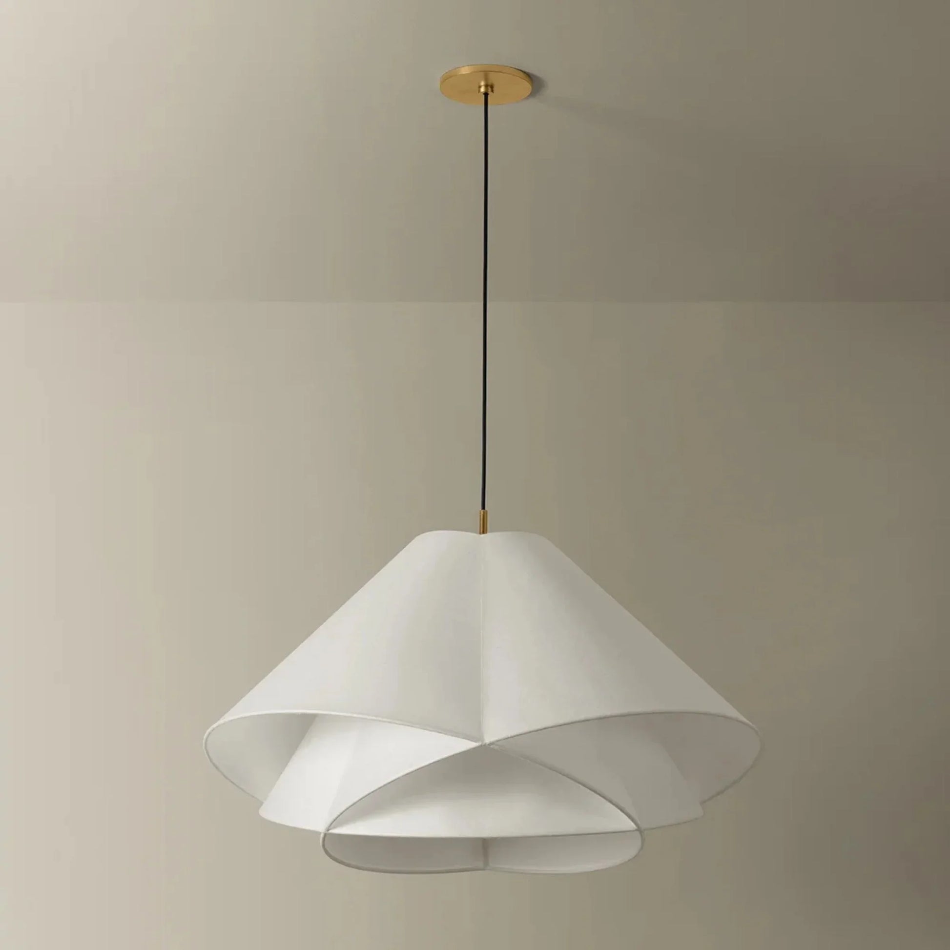 Troy Lighting - Edna 35" Pendant, Vintage Gold Leaf Finish | Bees Lighting