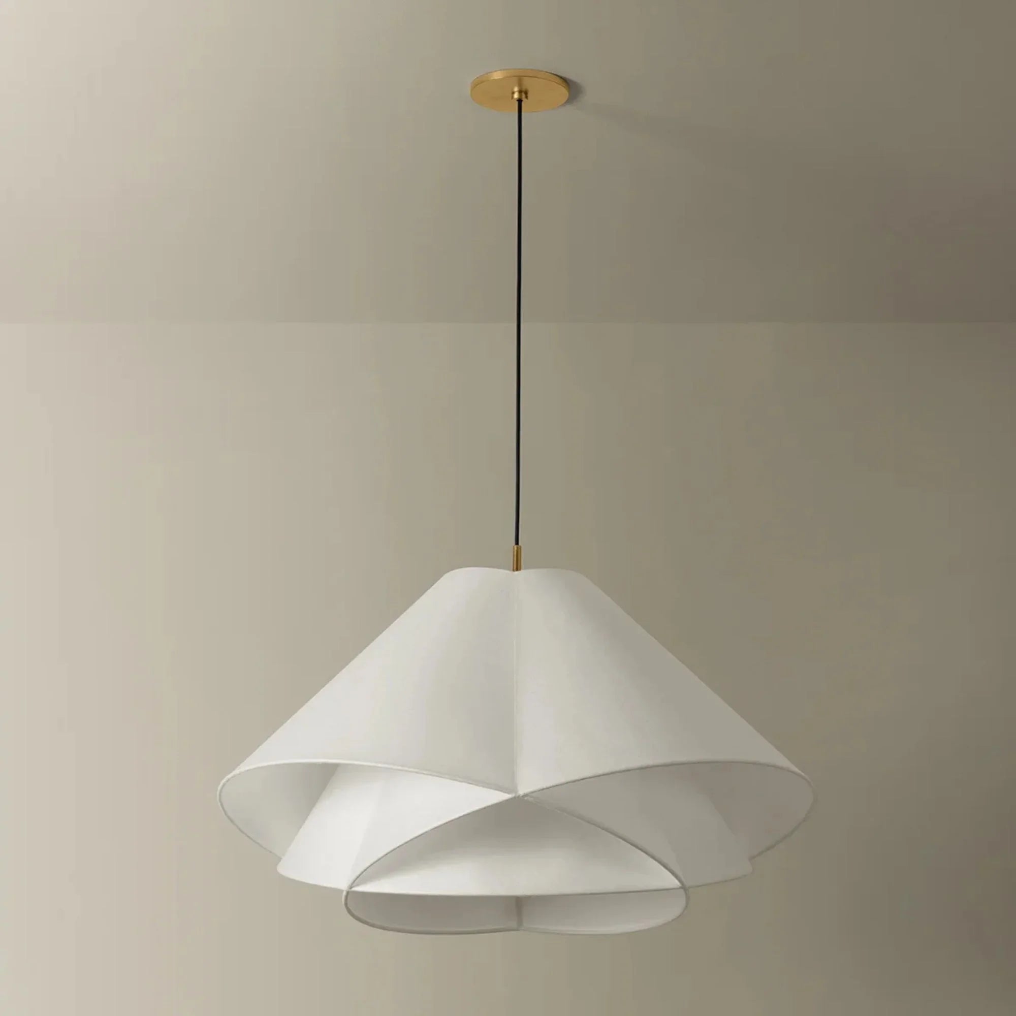 Troy Lighting - Edna 35" Pendant, Vintage Gold Leaf Finish | Bees Lighting