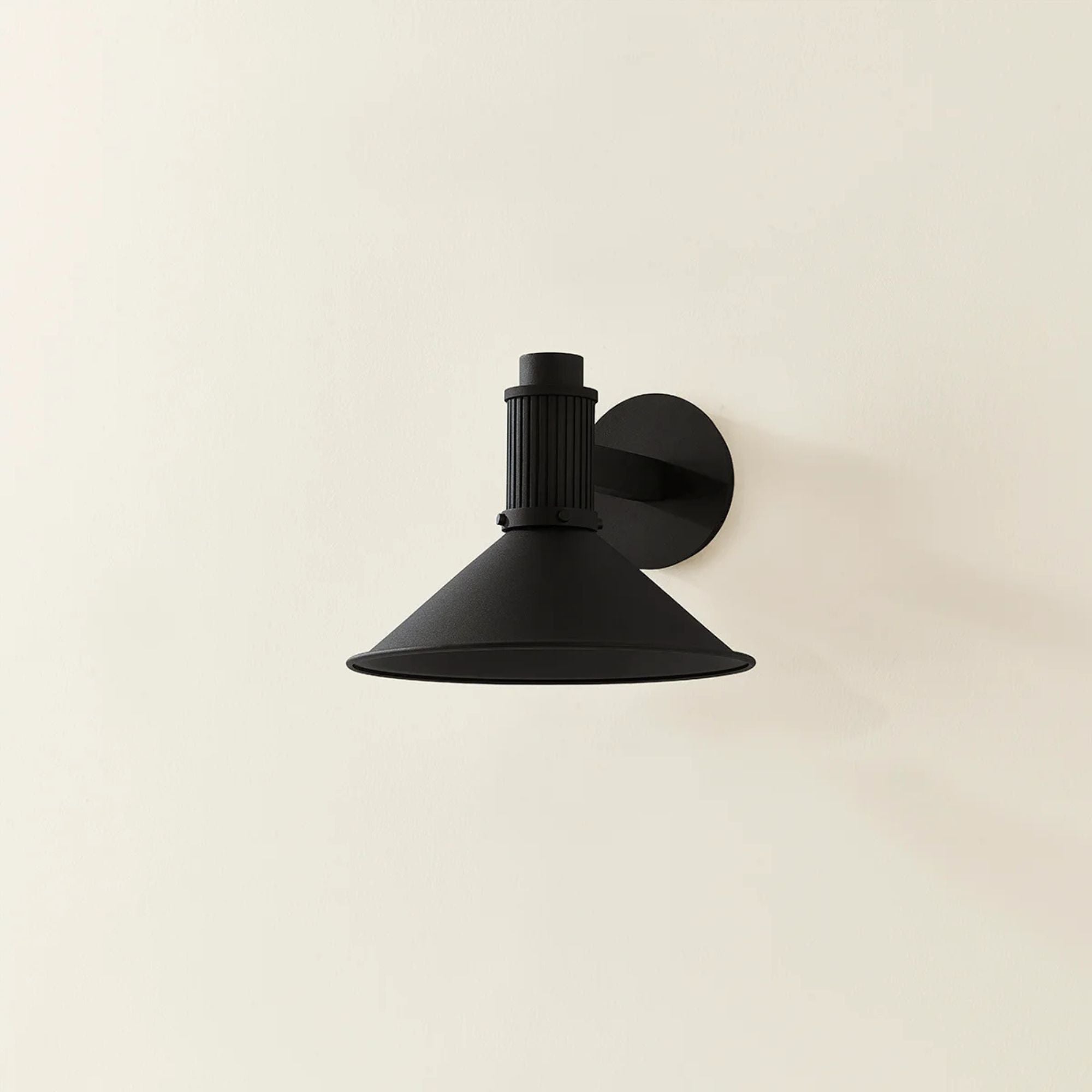 Elani 11" Outdoor Wall Sconce, Textured Black Finish