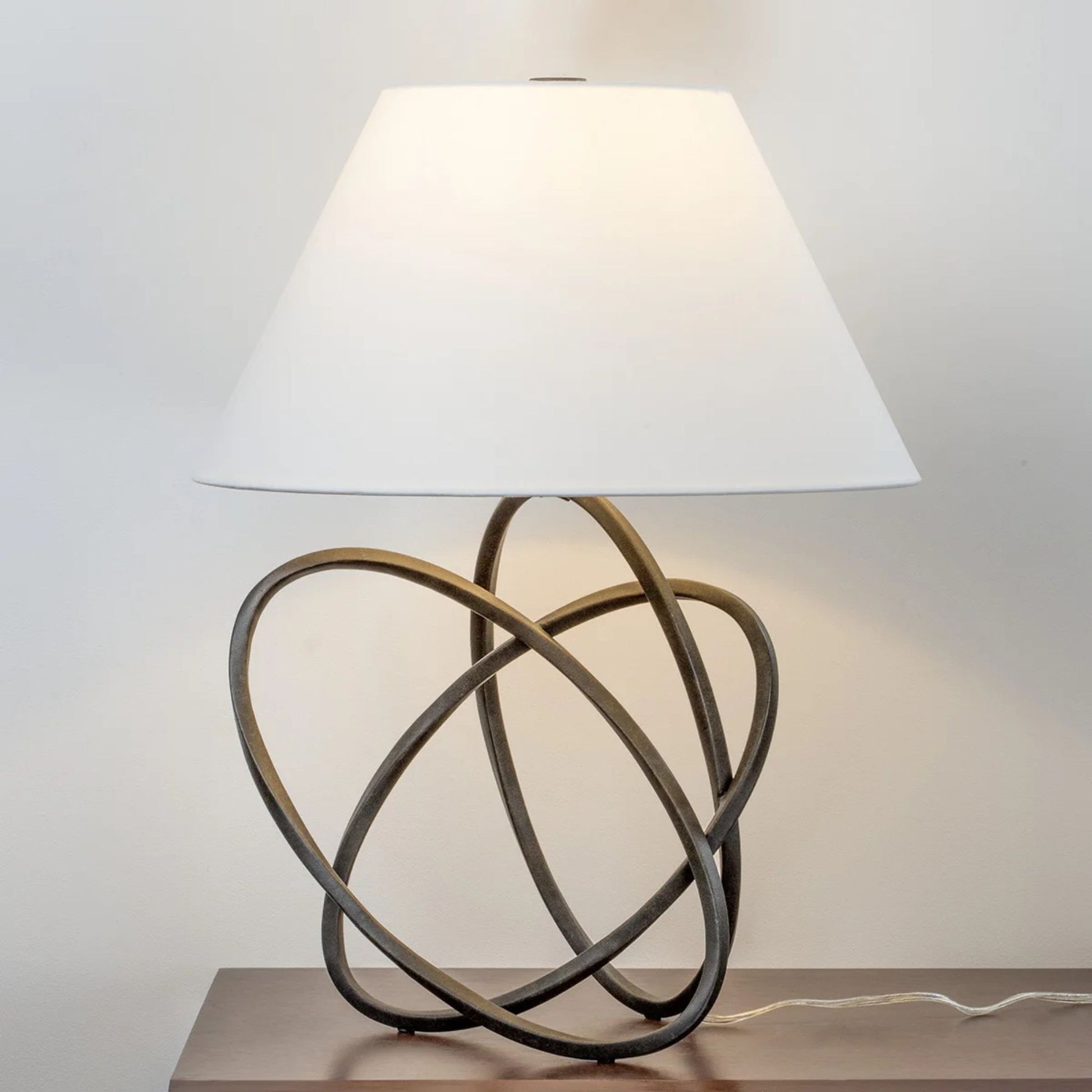 Troy Lighting - Fortuna Table Lamp French Iron Finish | Bees Lighting