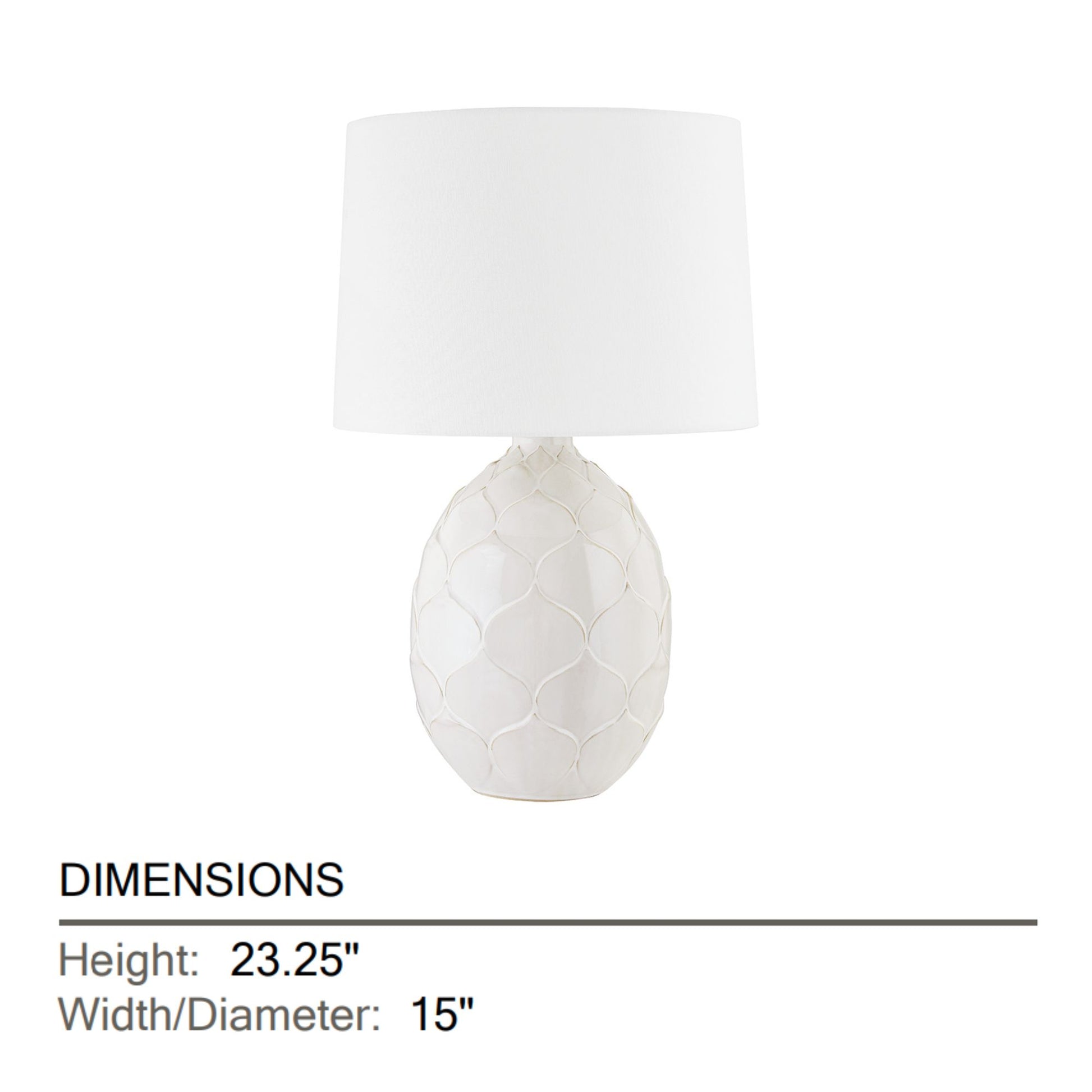 Troy Lighting - Gardena 23" Table Lamp, Patina Brass/Ceramic Reactive White Finish | Bees Lighting