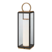 Troy Lighting - Troy Gareth LED Rechargeable Table Lamp - Brass/Black Finish | Bees Lighting